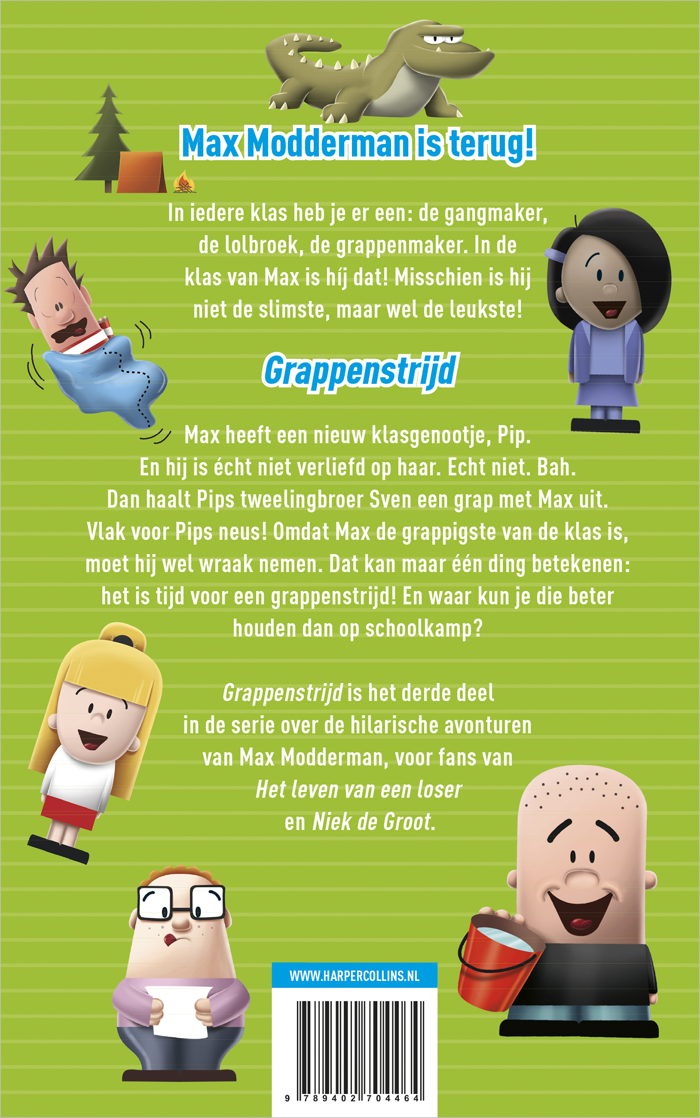 Achterkant van Grappenstrijd
