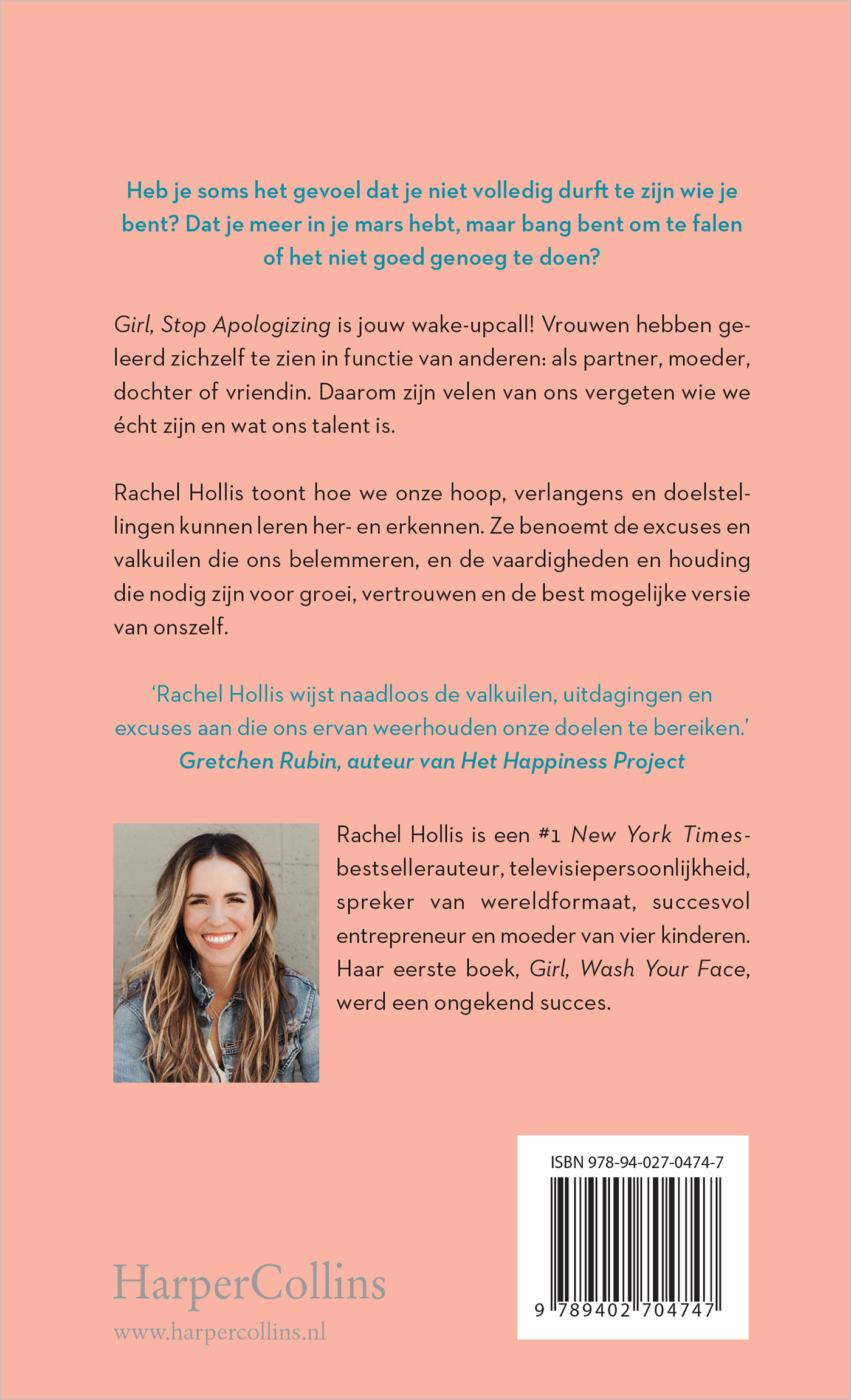 Achterkant van Girl, Stop Apologizing