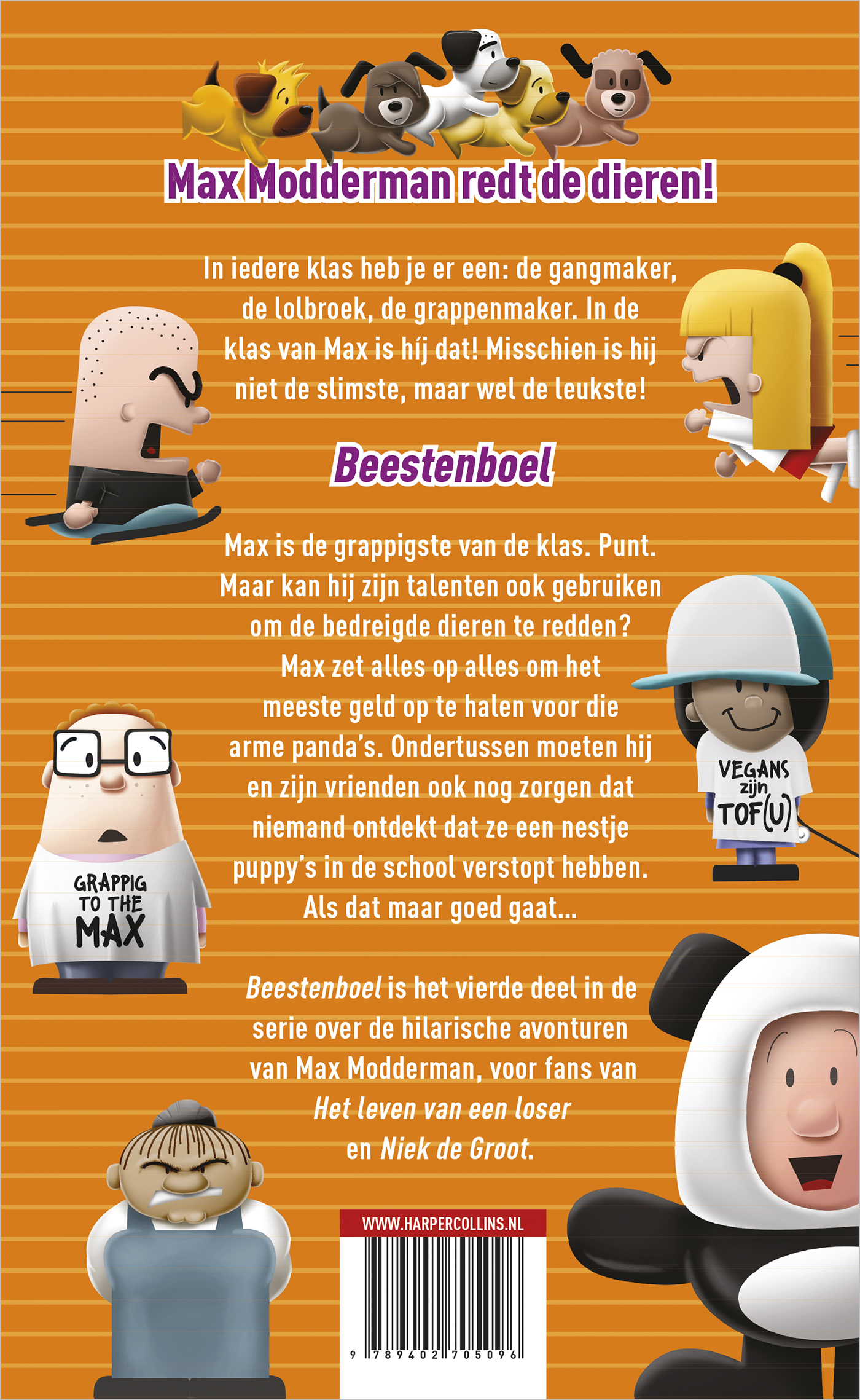 Achterkant van Beestenboel
