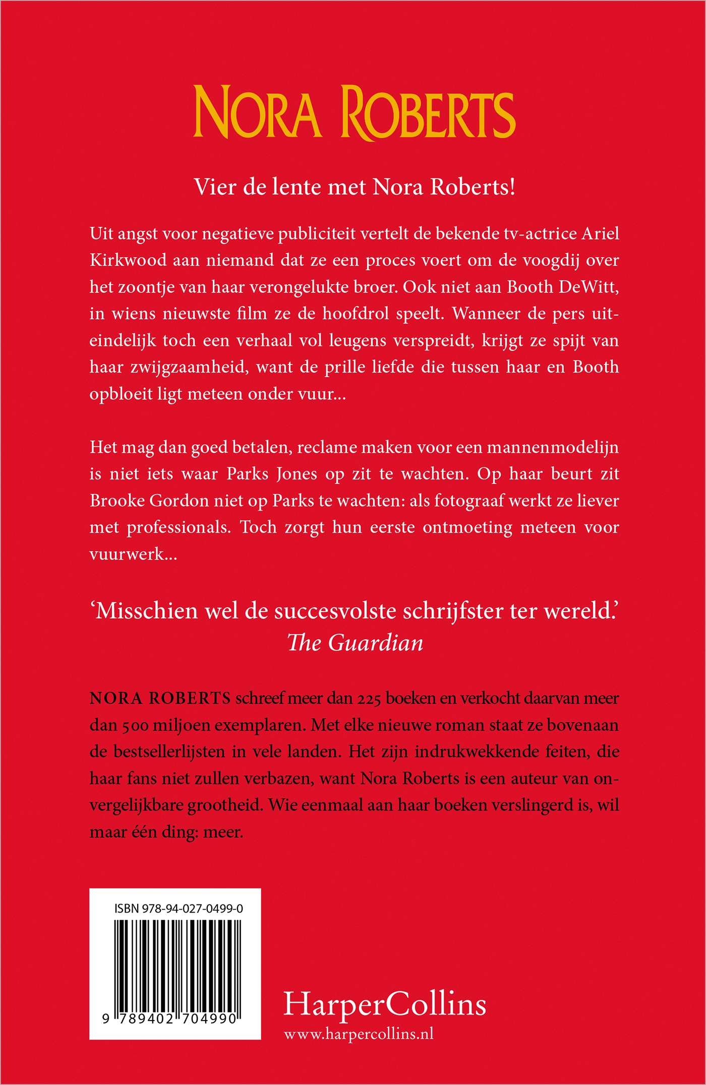 Achterkant van Lentekriebels