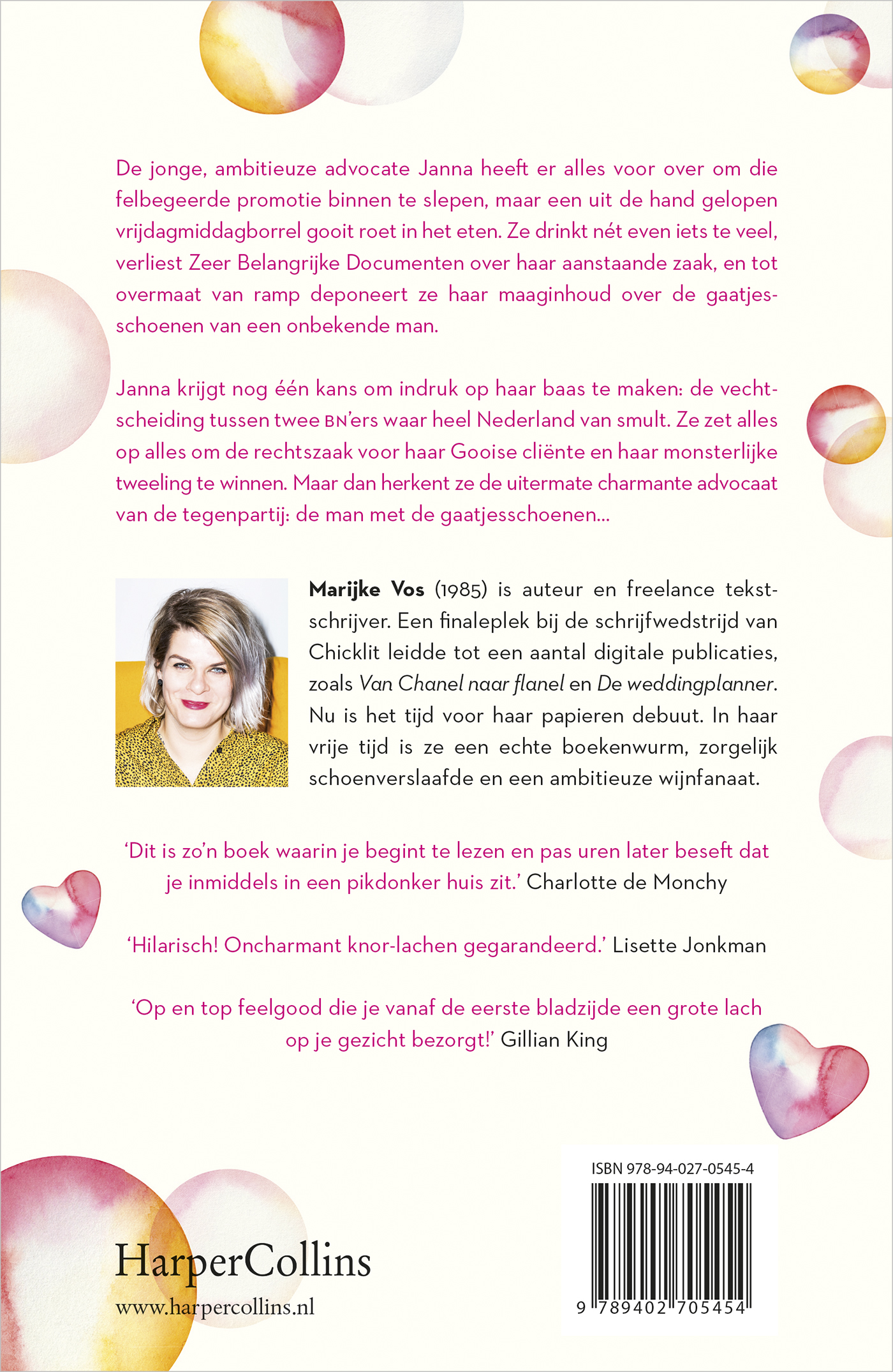 Achterkant van Ik pleit voor jou!