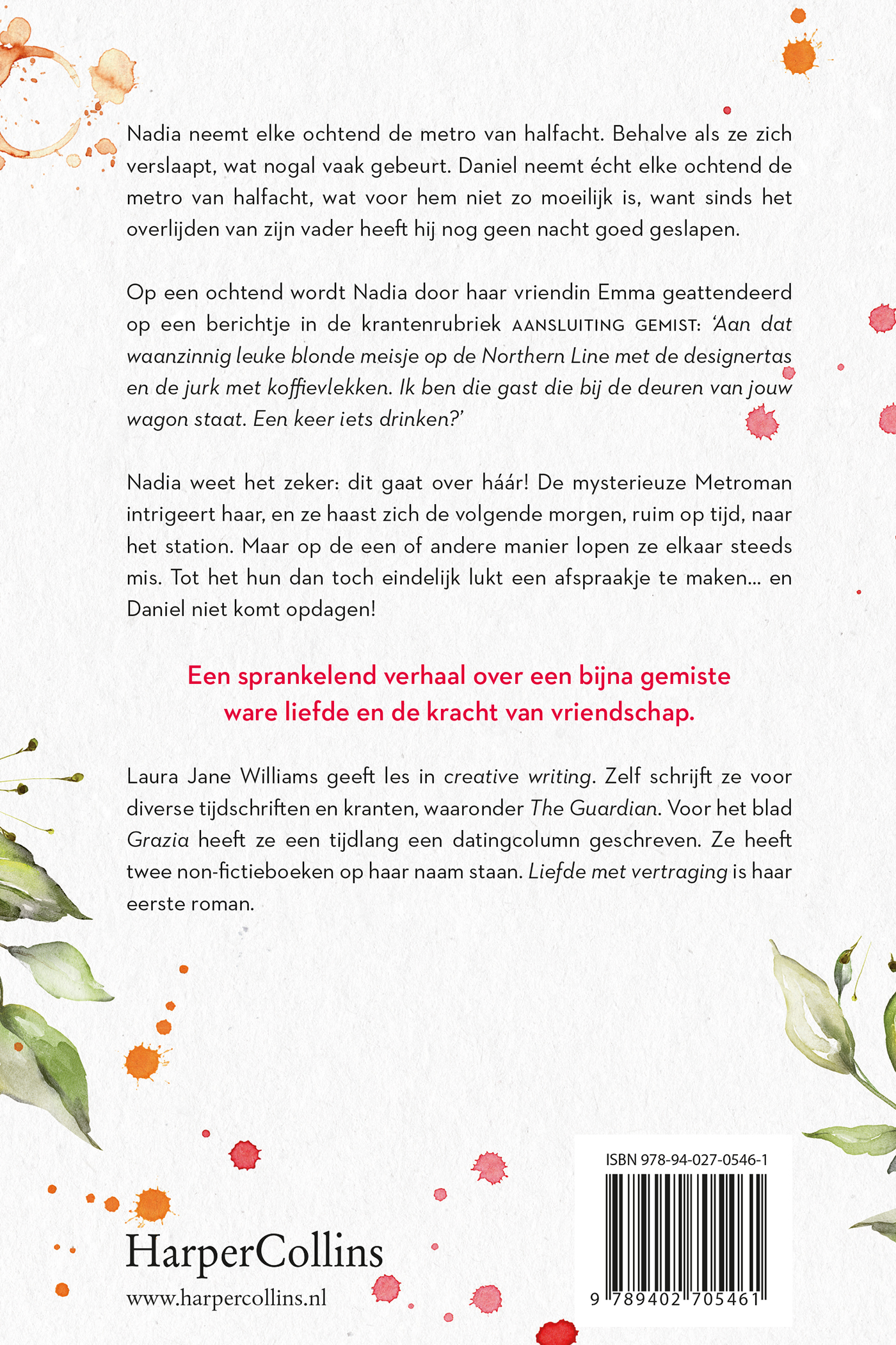 Achterkant van Liefde met vertraging