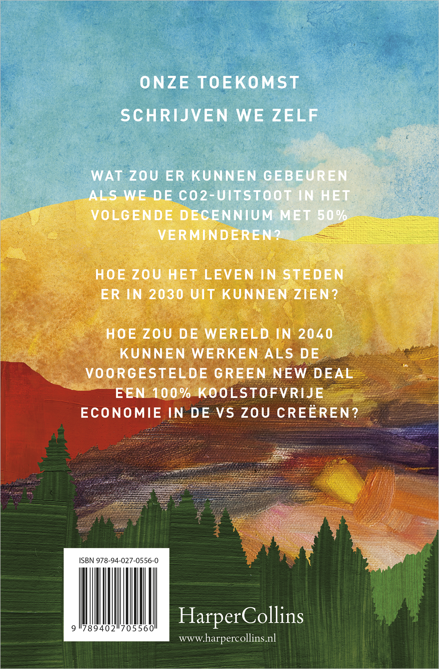 Achterkant van De toekomstige aarde