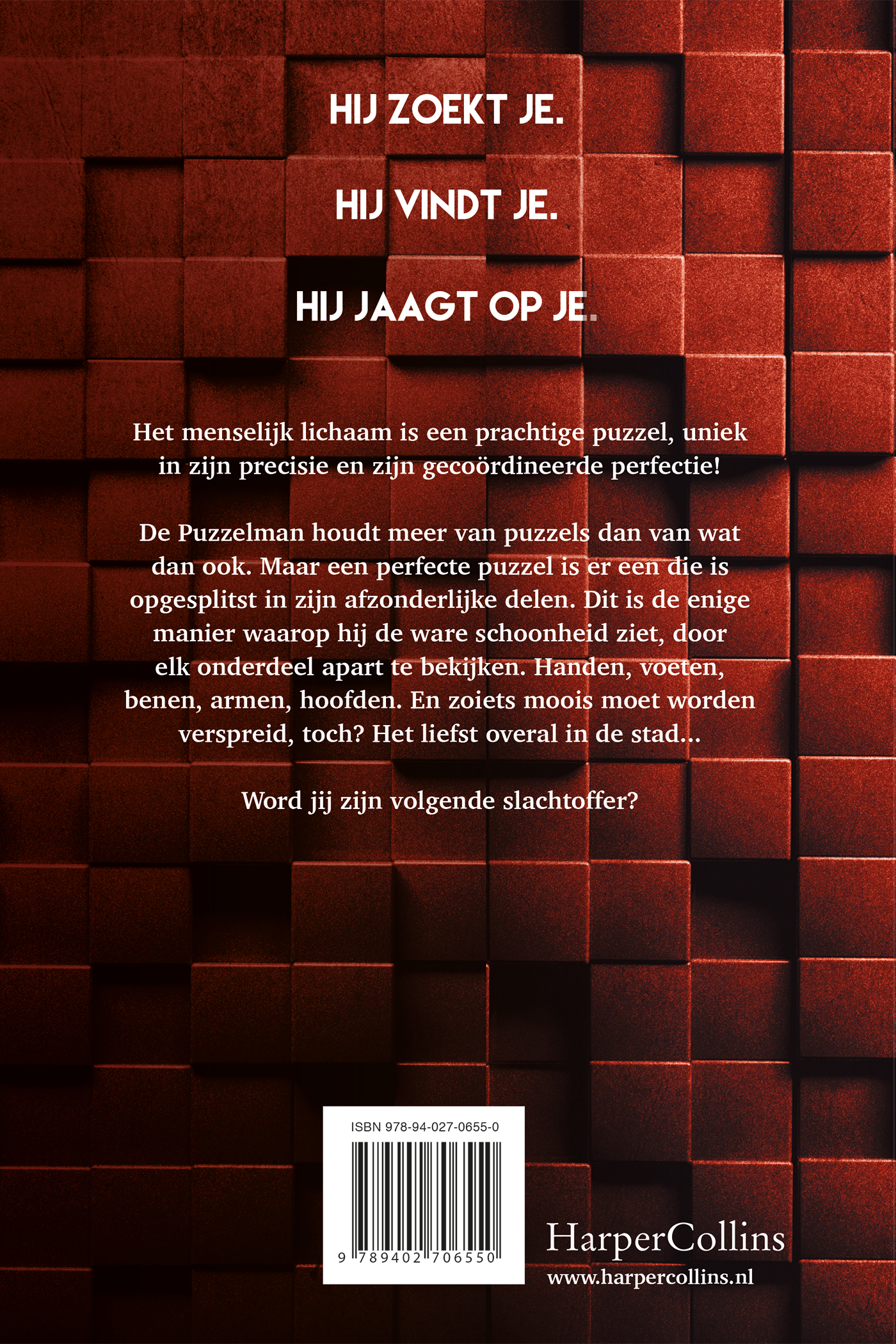 Achterkant van De Puzzelman