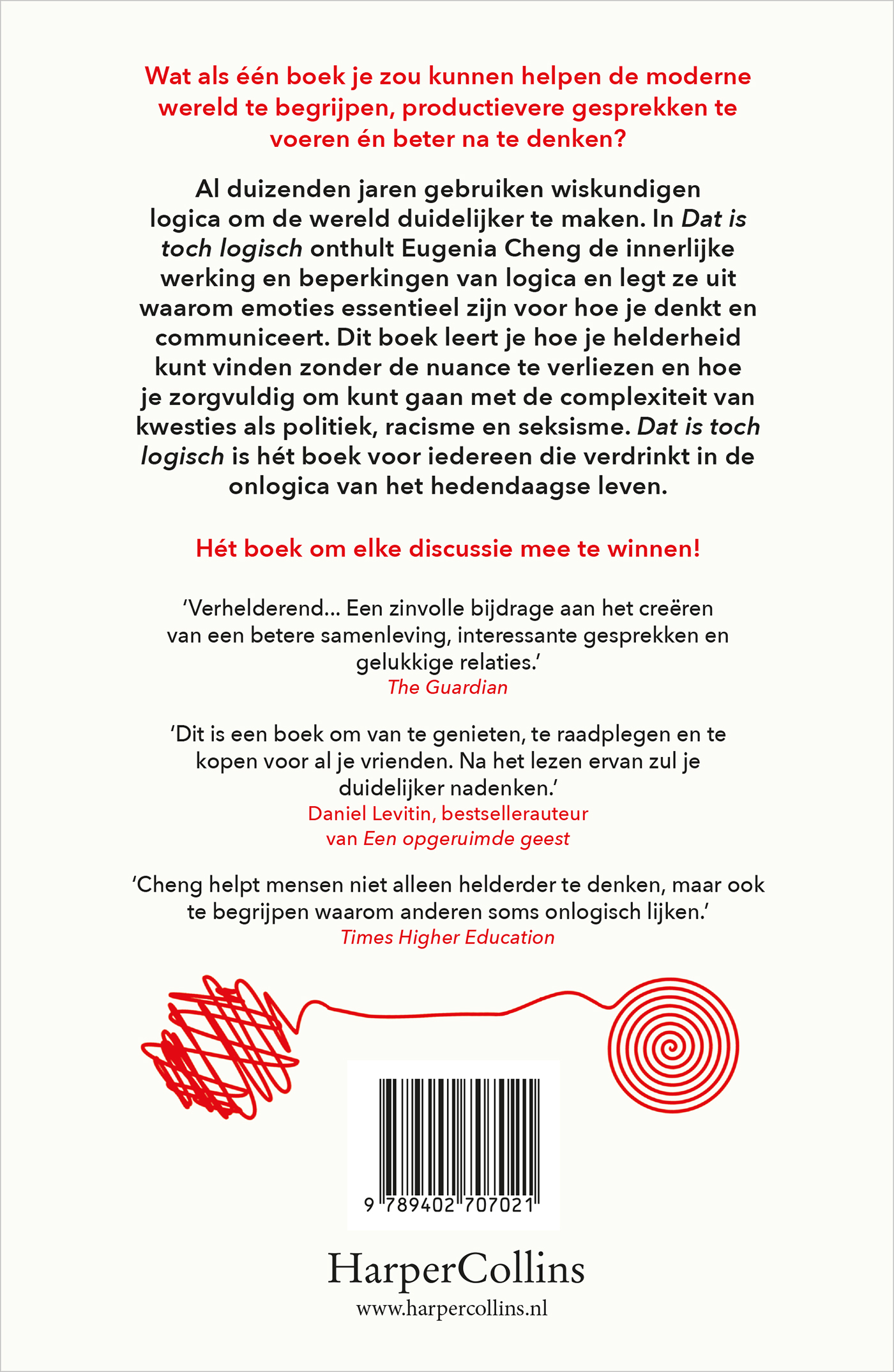 Achterkant van Dat is toch logisch