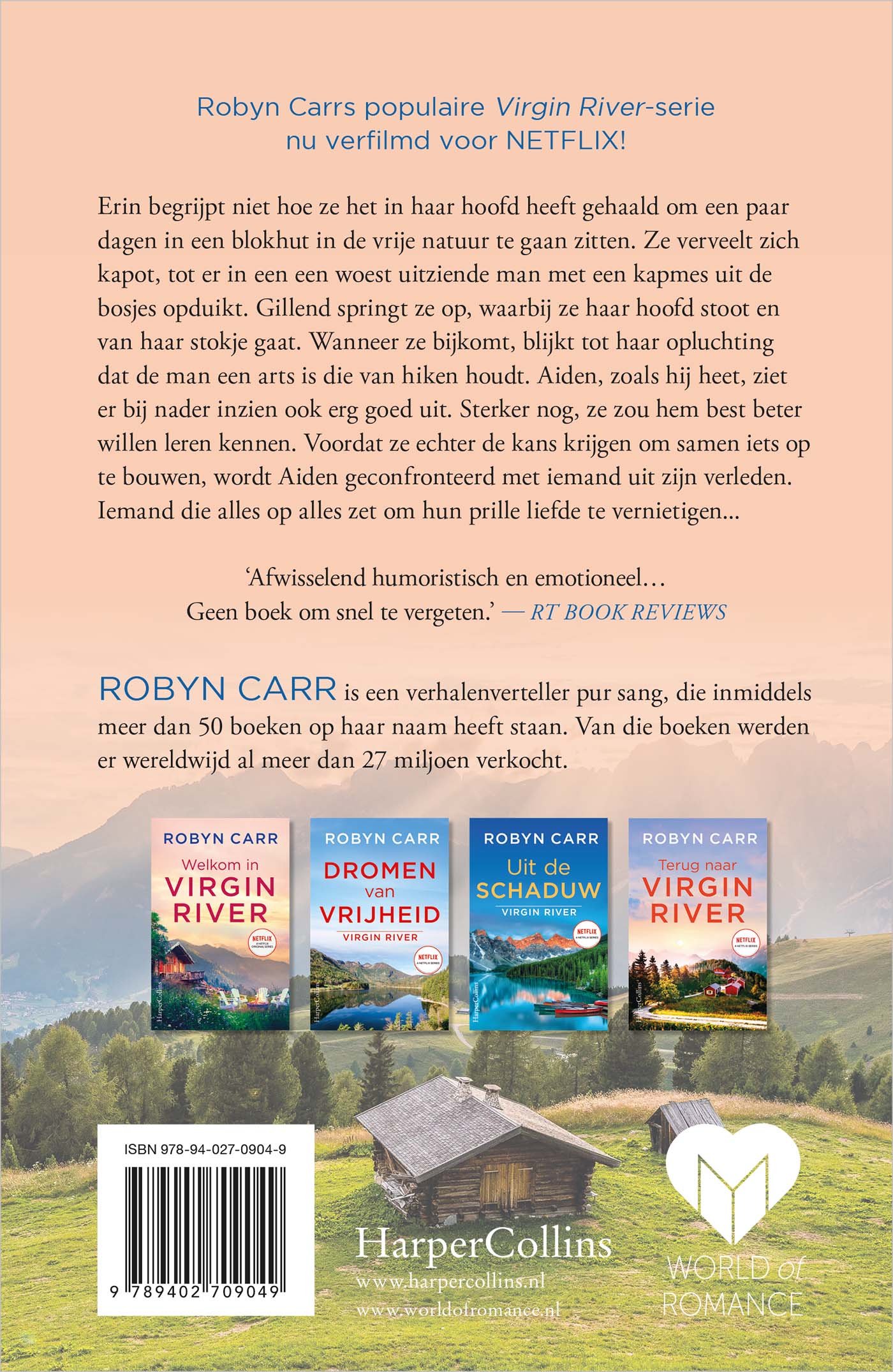 Achterkant van Een plek in de zon