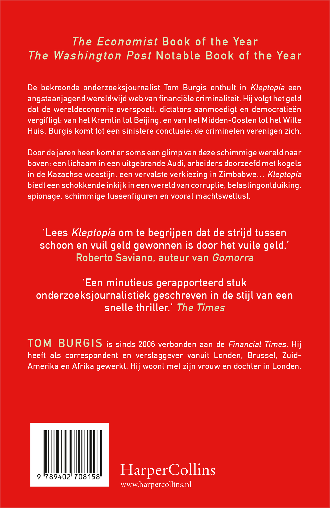 Achterkant van Kleptopia