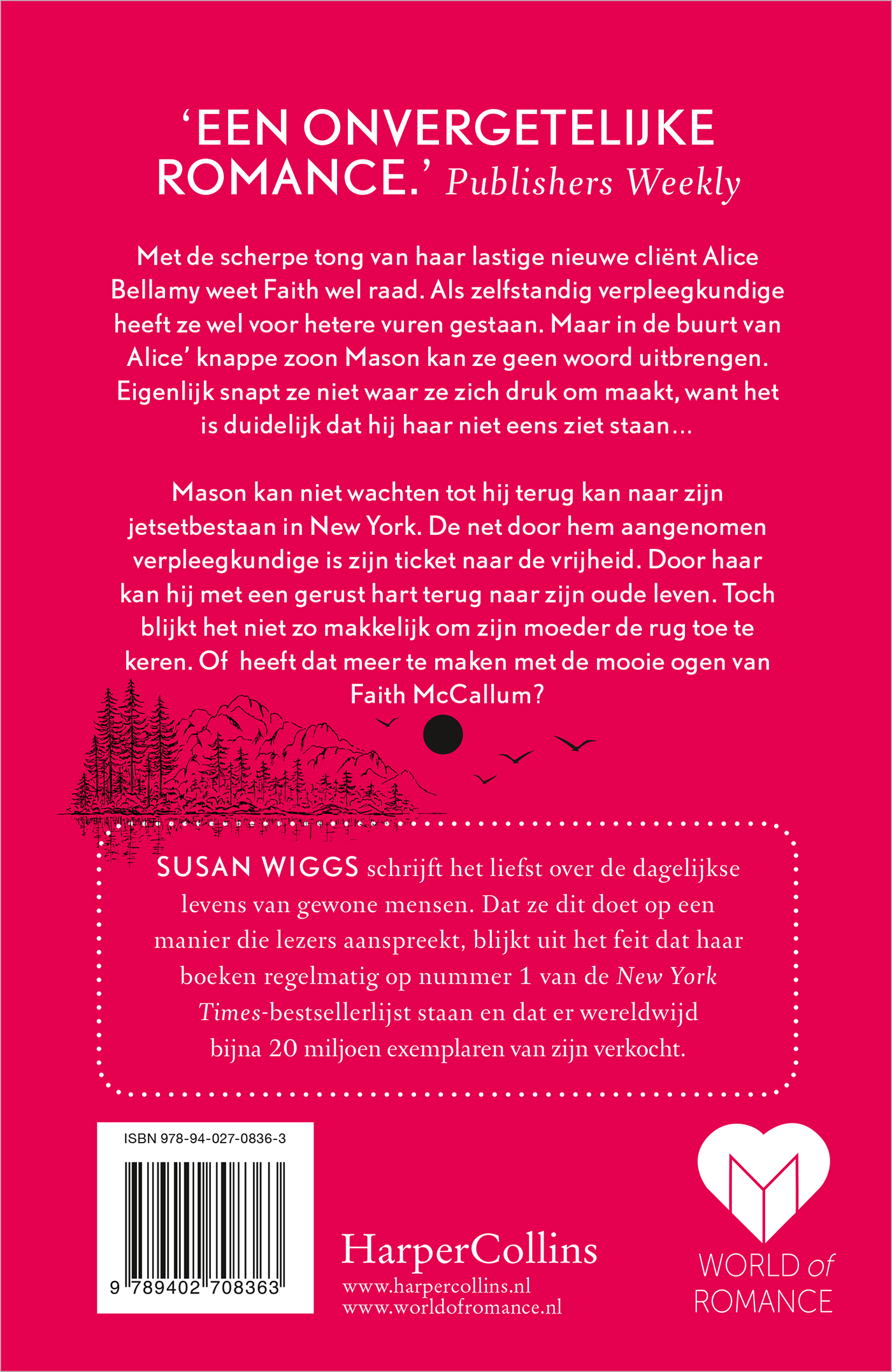 Achterkant van Maanlicht over het meer