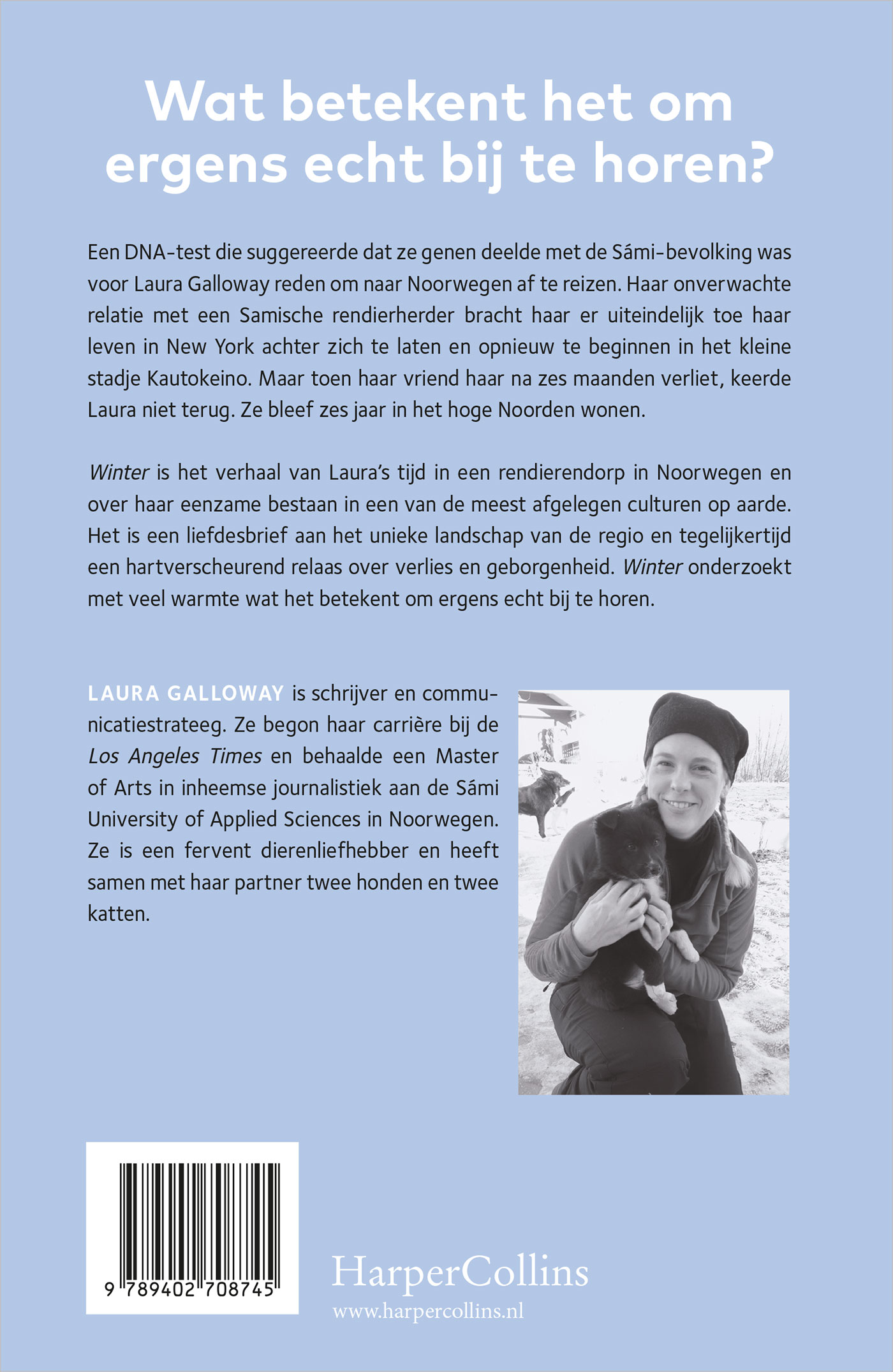 Achterkant van Winter