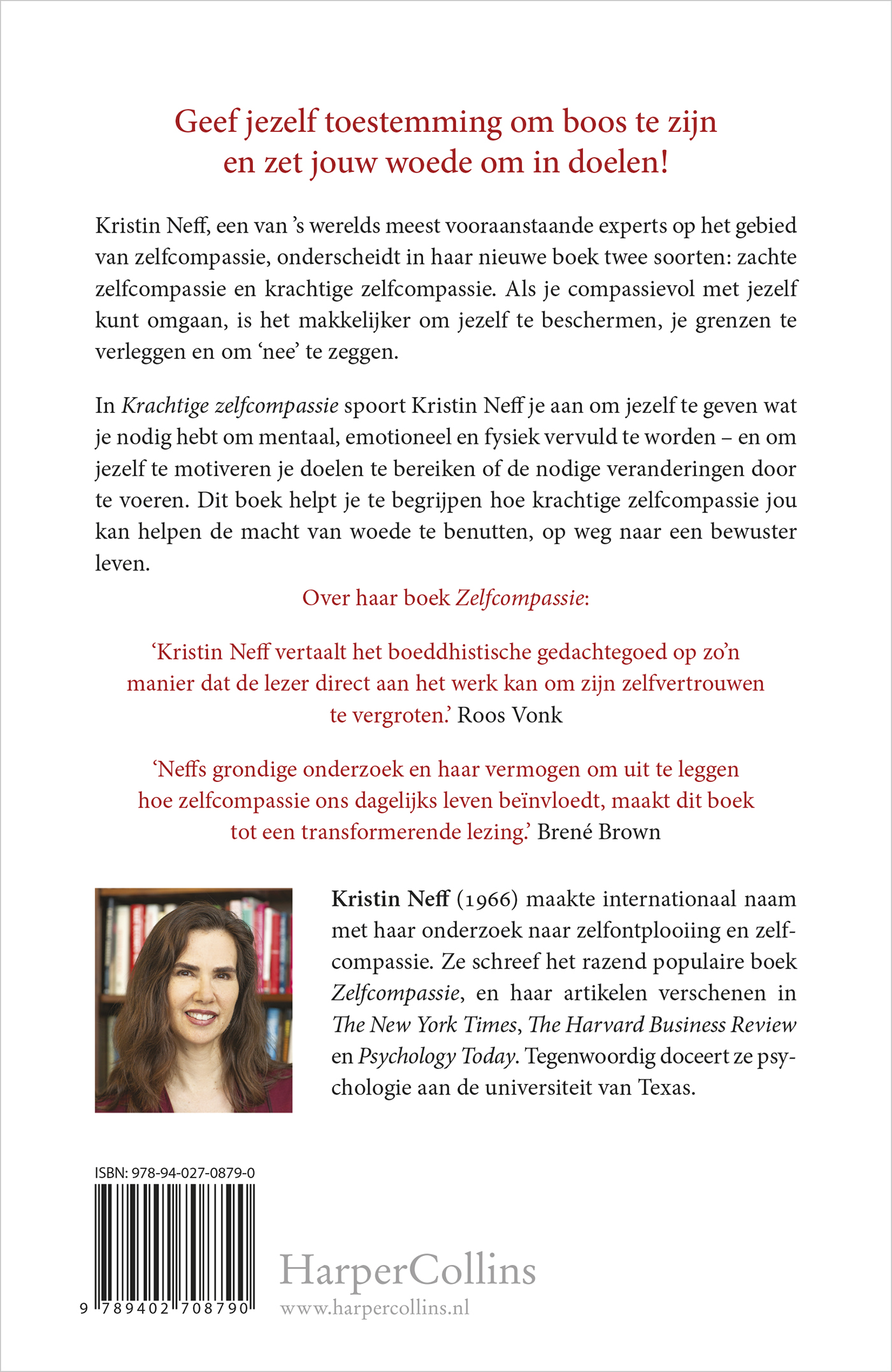 Achterkant van Krachtige zelfcompassie