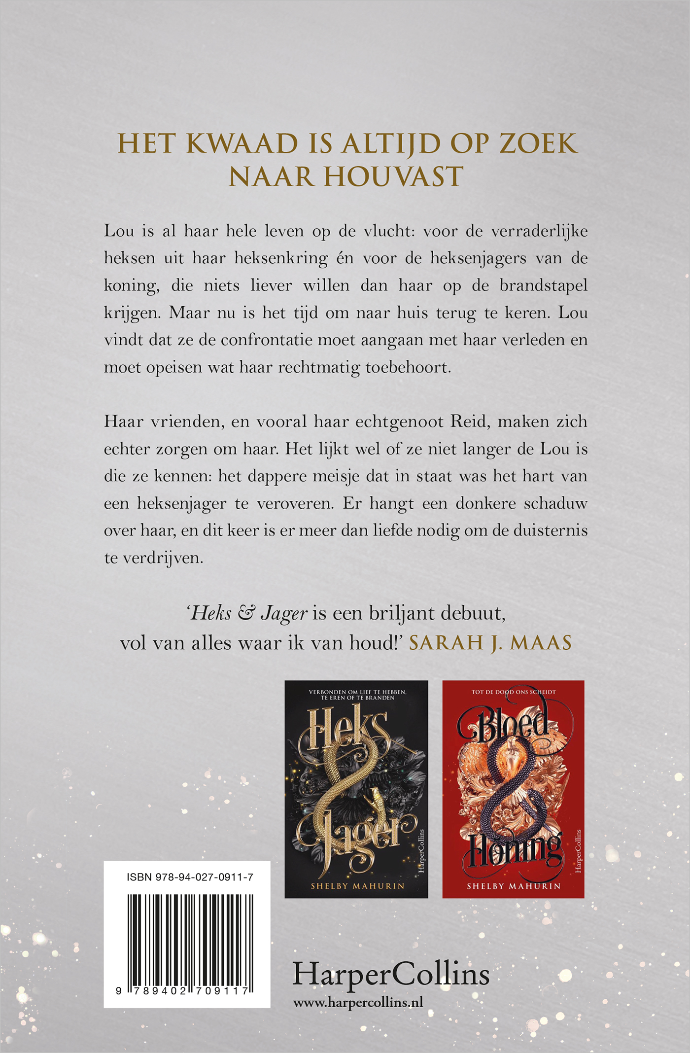 Achterkant van Goden & Monsters