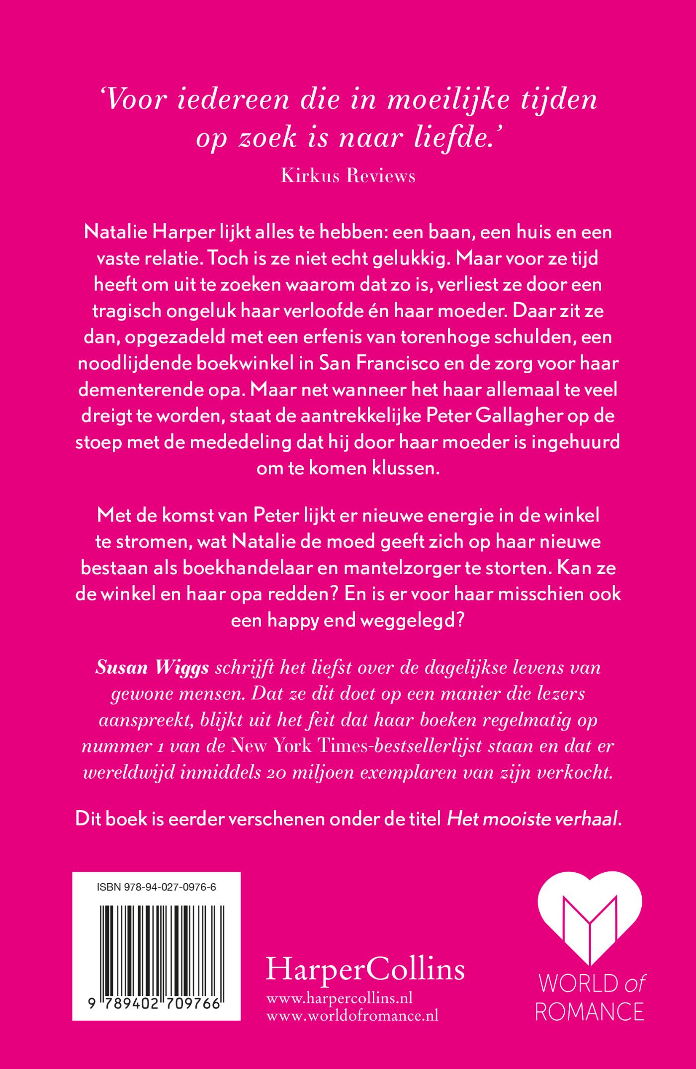 Achterkant van De boekwinkel vol liefde