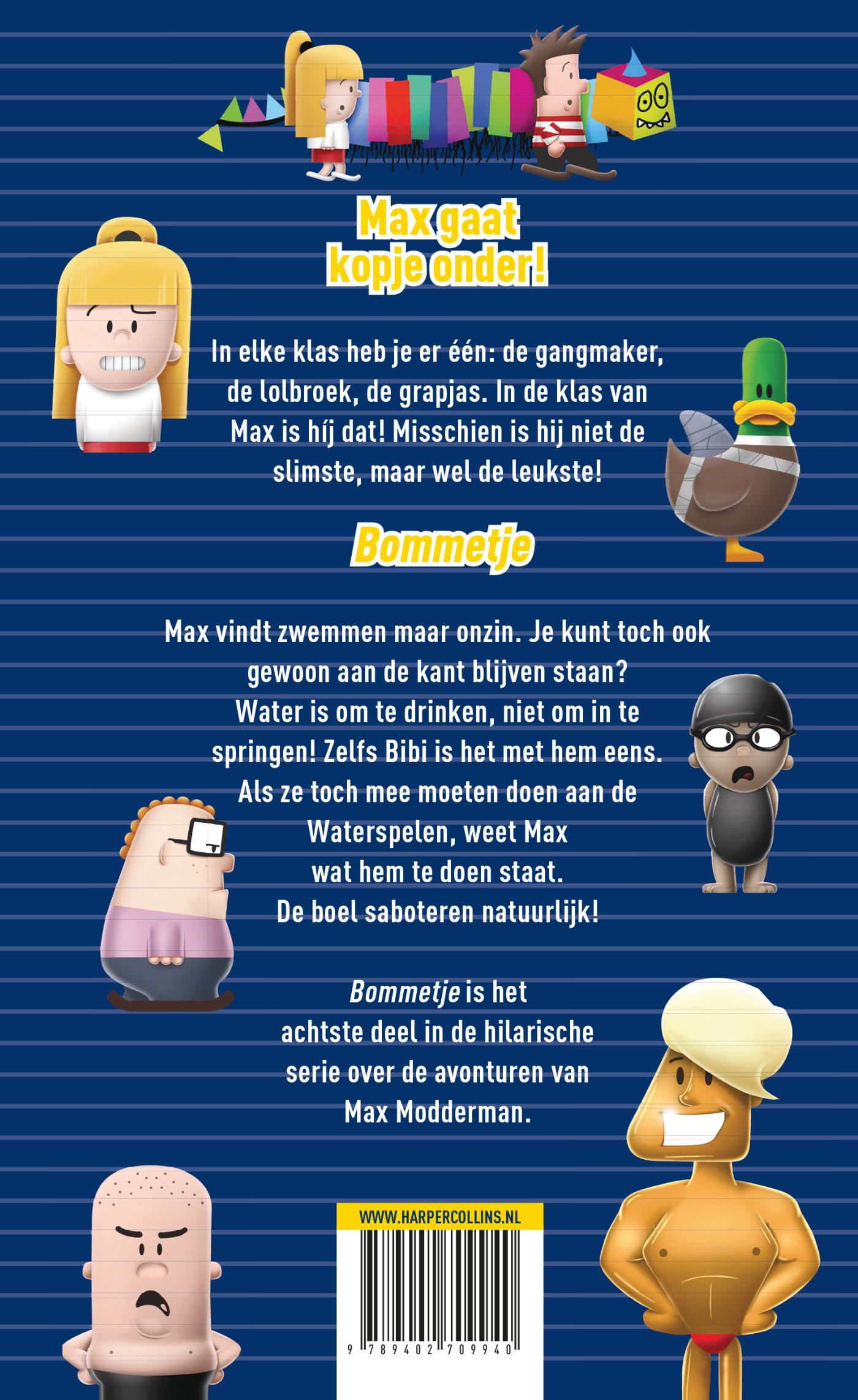 Achterkant van Bommetje