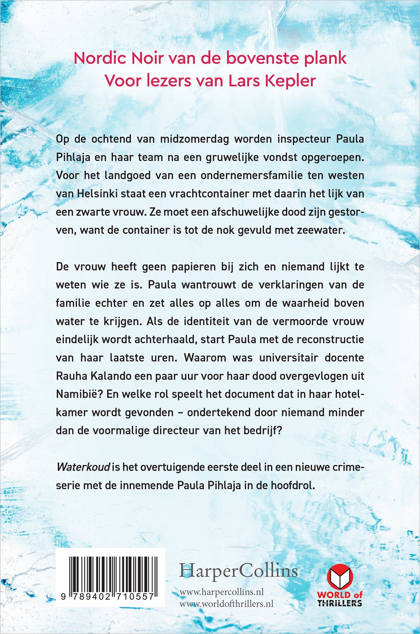 Achterkant van Waterkoud