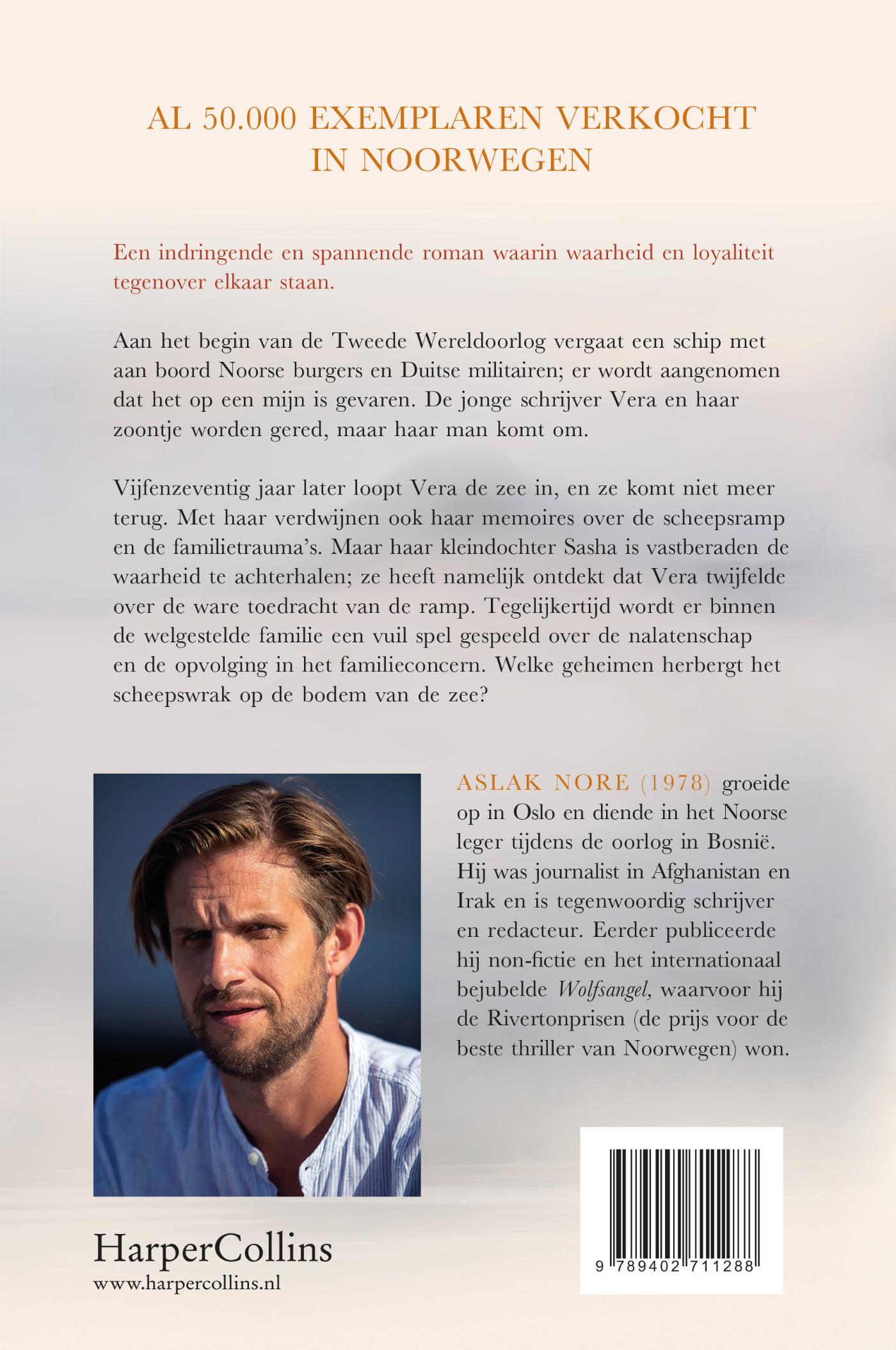 Achterkant van Het kerkhof van de zee