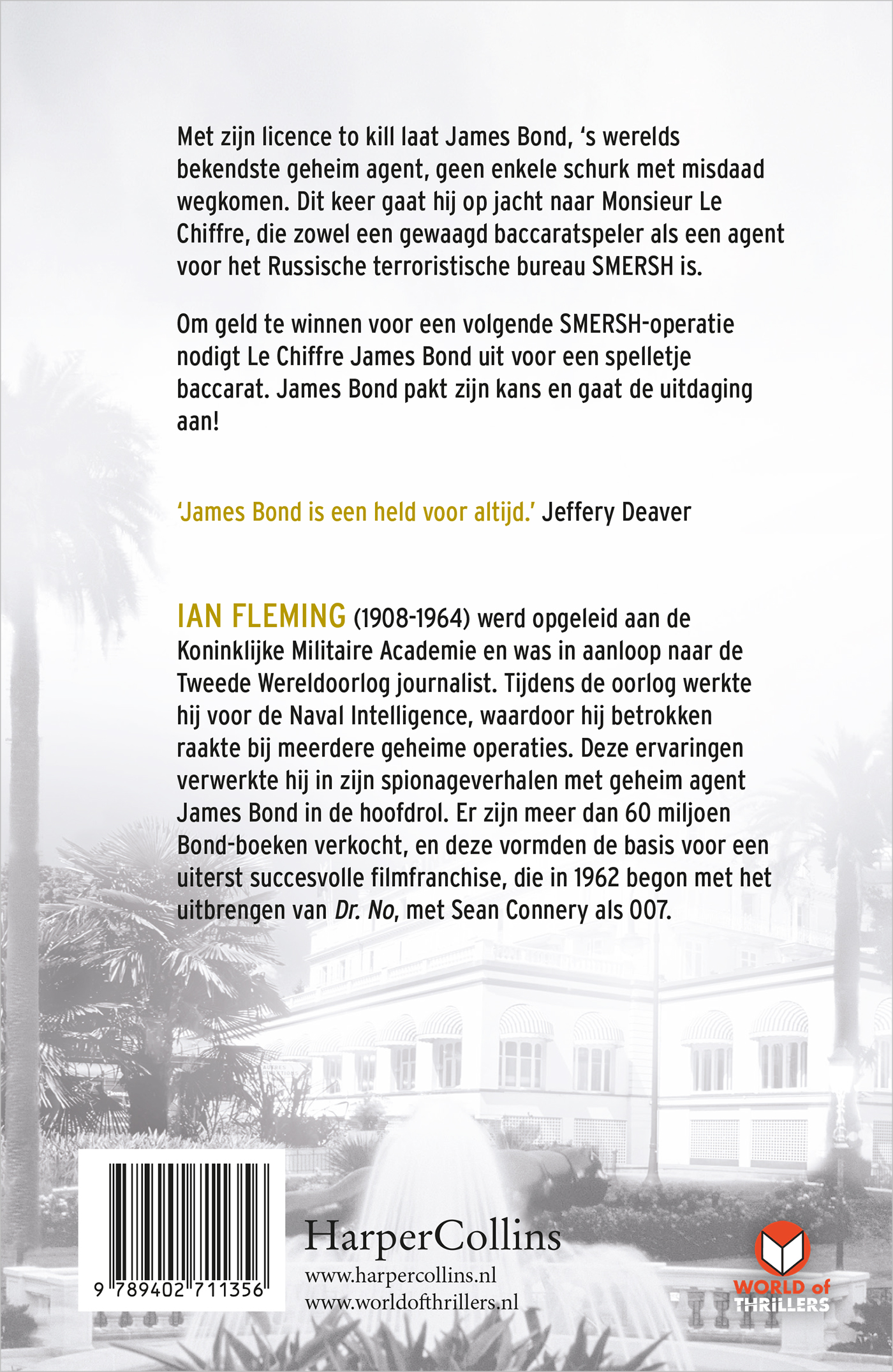 Achterkant van Casino Royale