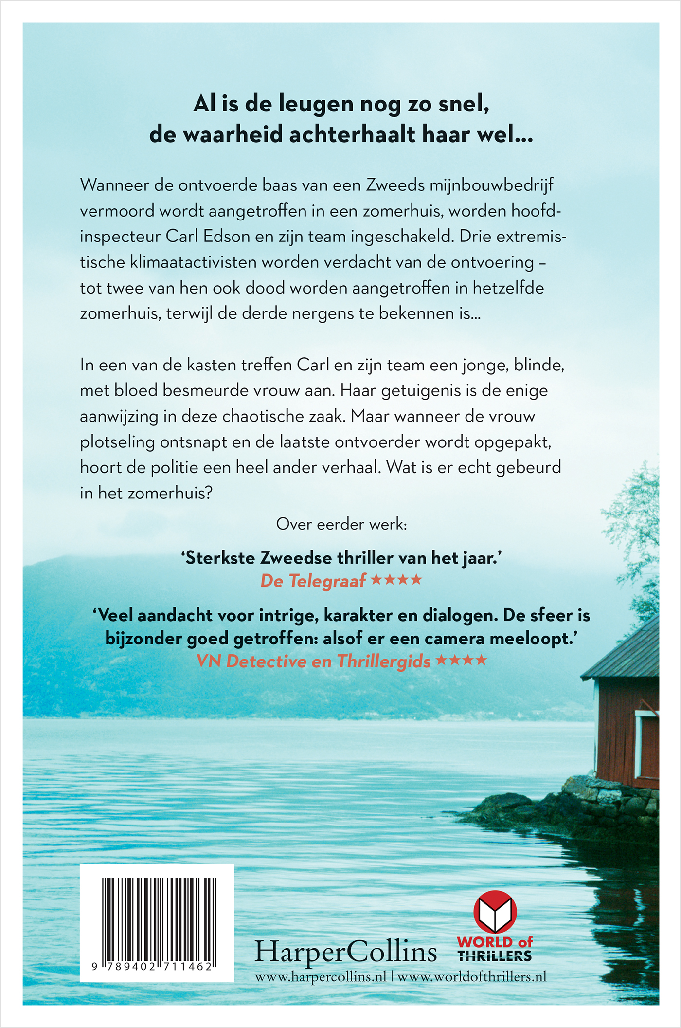 Achterkant van Wie het eerst komt