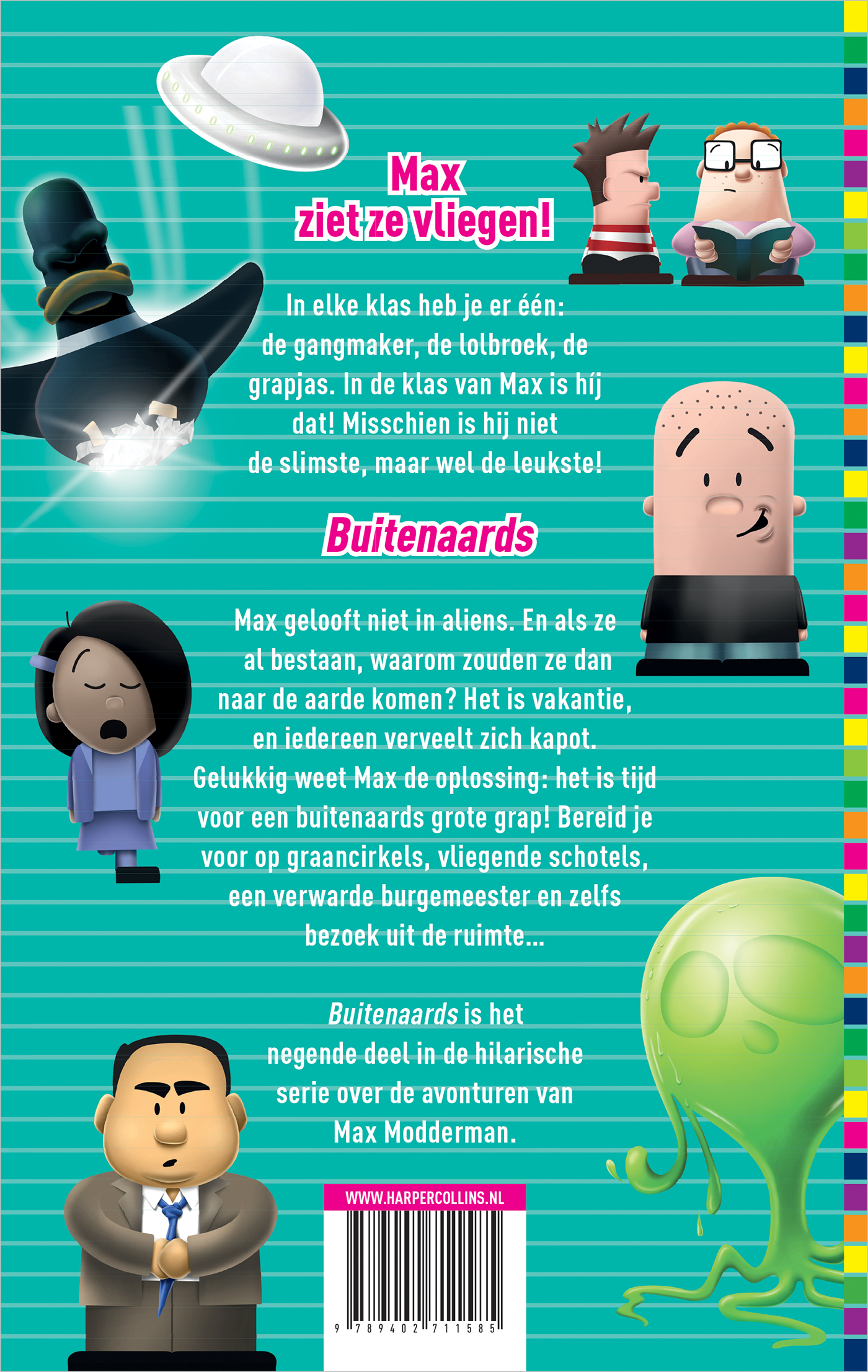 Achterkant van Buitenaards