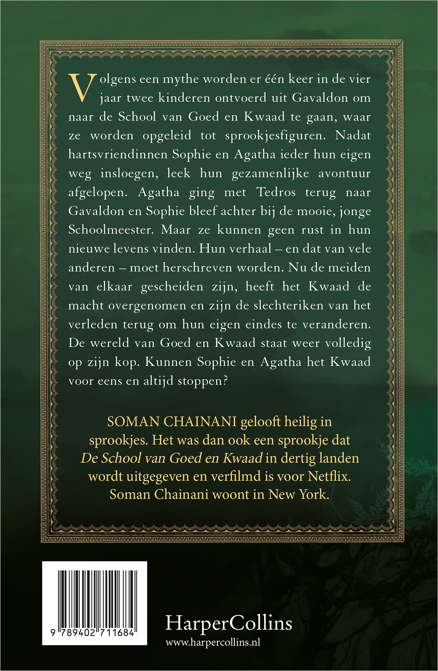 Achterkant van Lang en gelukkig