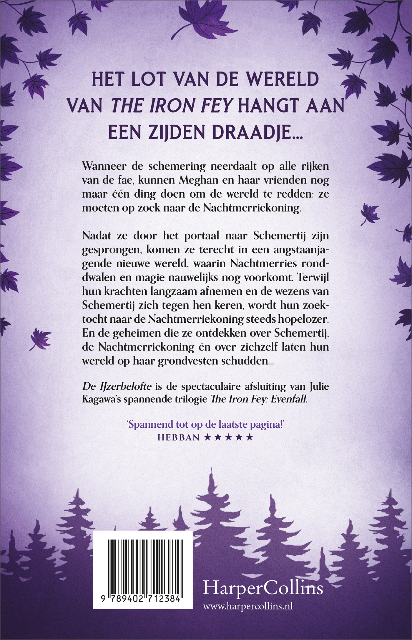 Achterkant van De IJzerbelofte