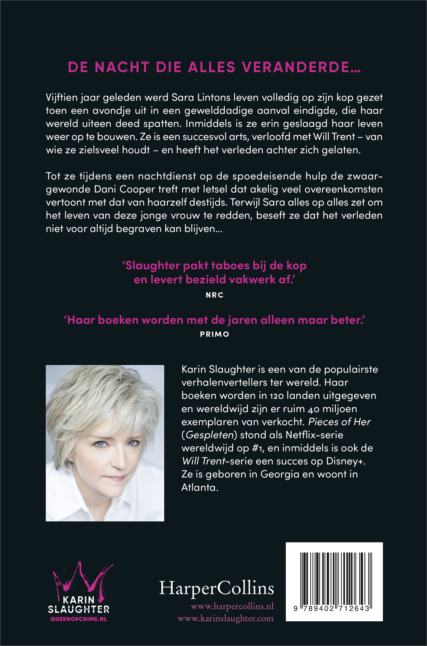 Achterkant van Na die nacht
