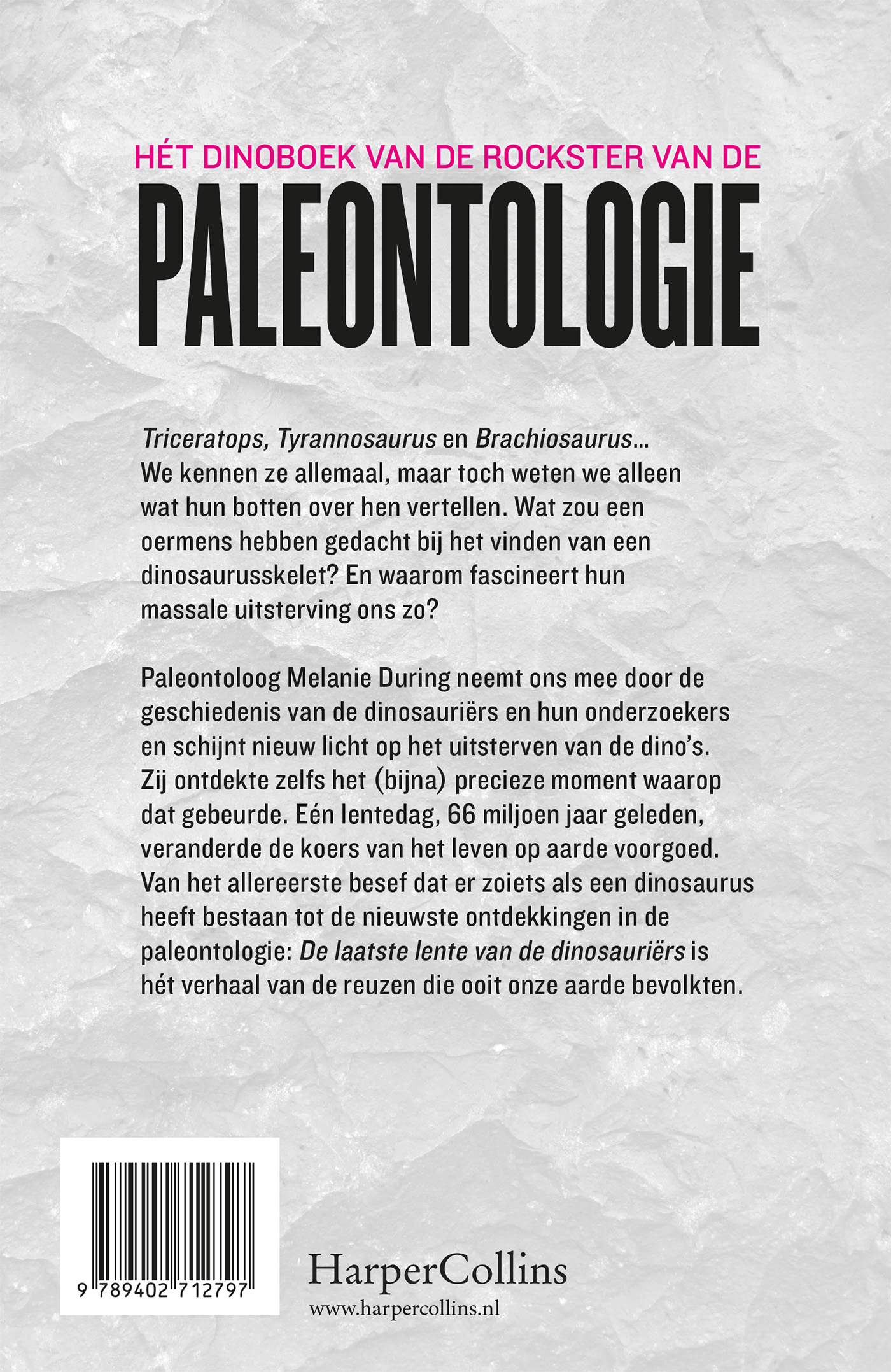 Achterkant van De laatste lente van de dinosauriërs