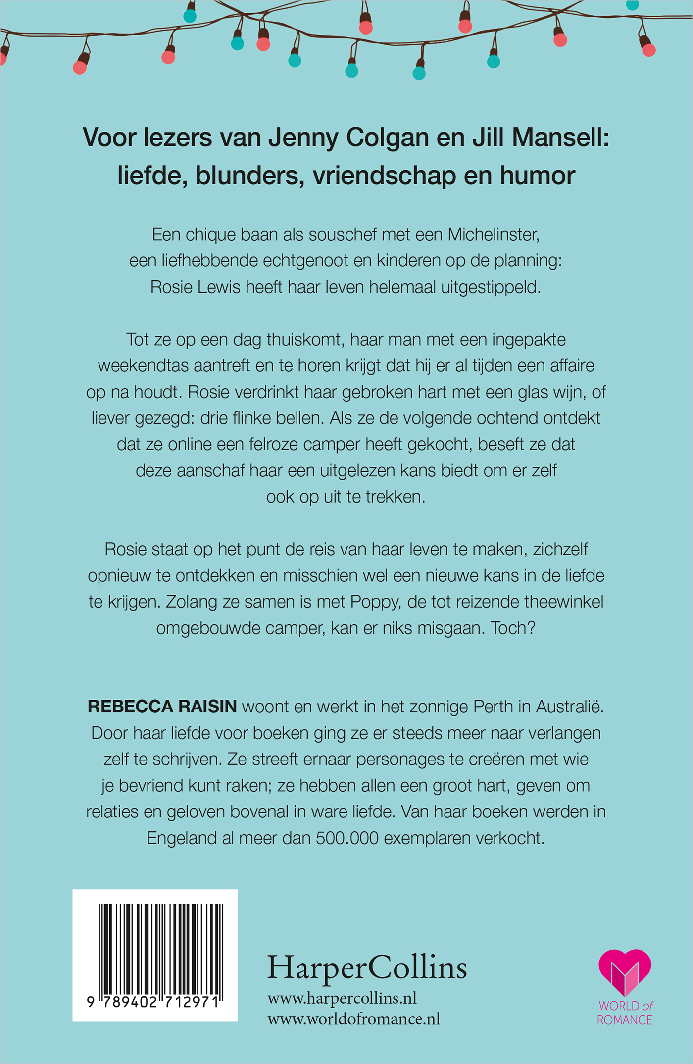 Achterkant van Rosies reizende theewinkel