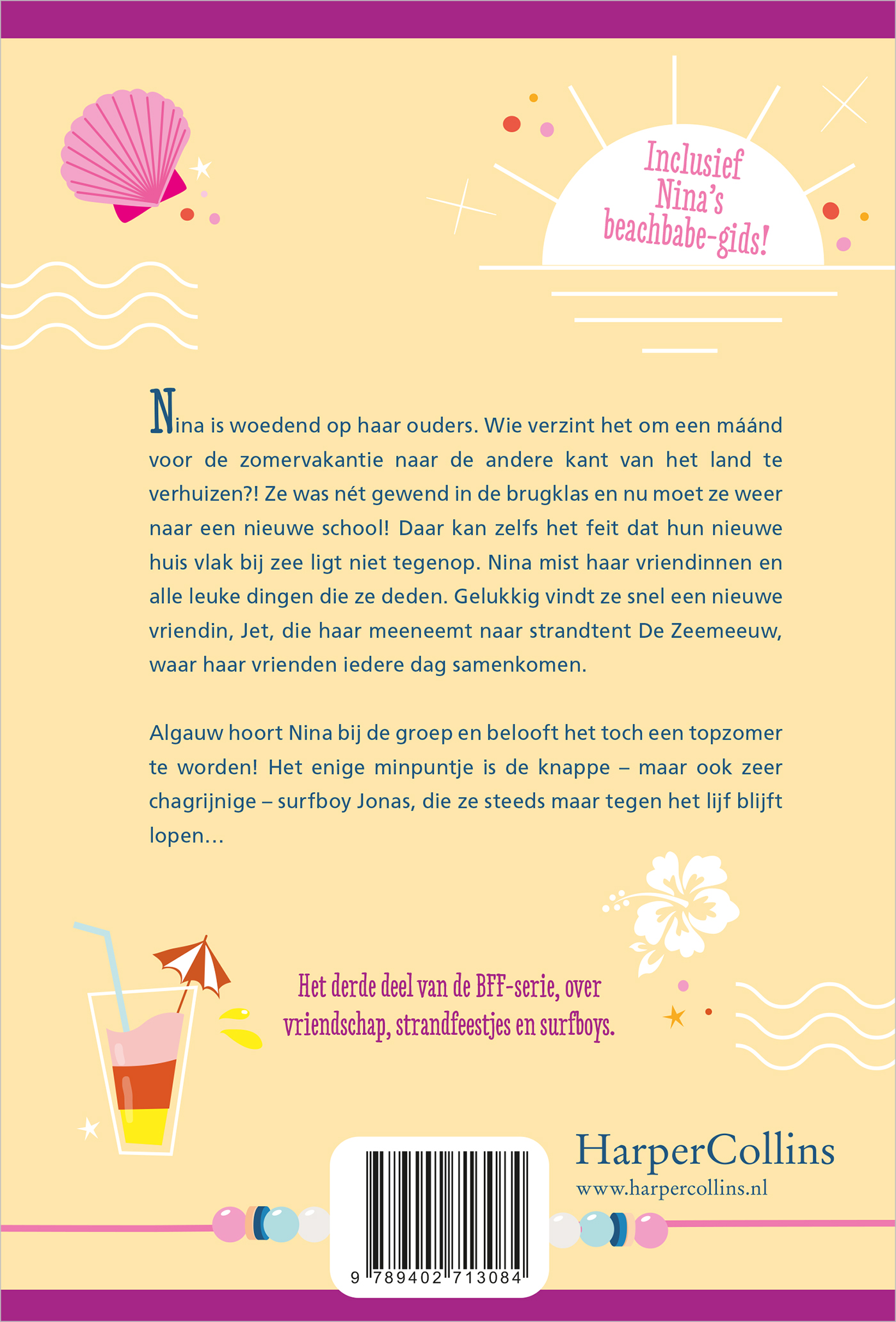 Achterkant van Nina, beachbabe!