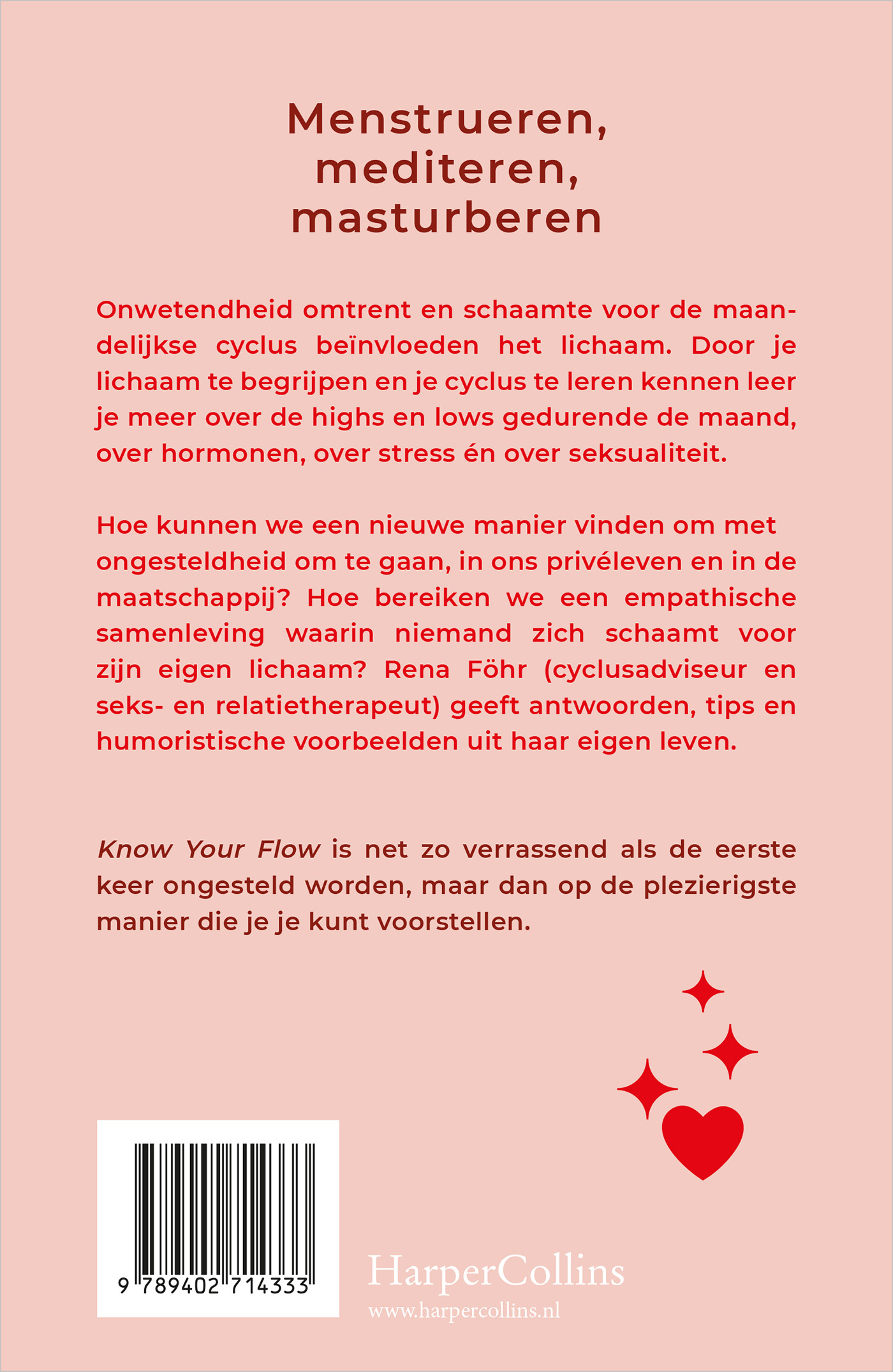 Achterkant van Know Your Flow
