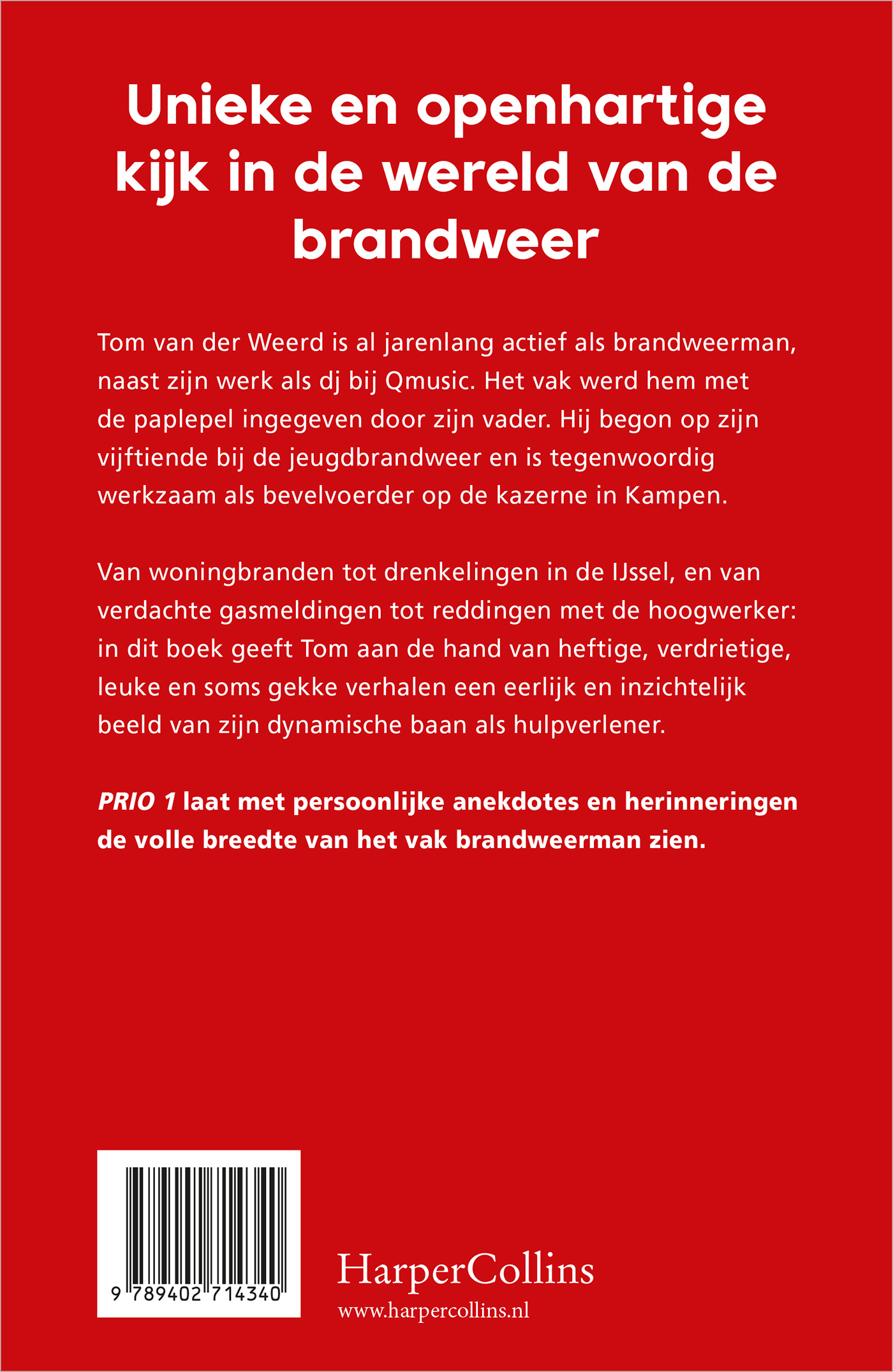 Achterkant van PRIO 1