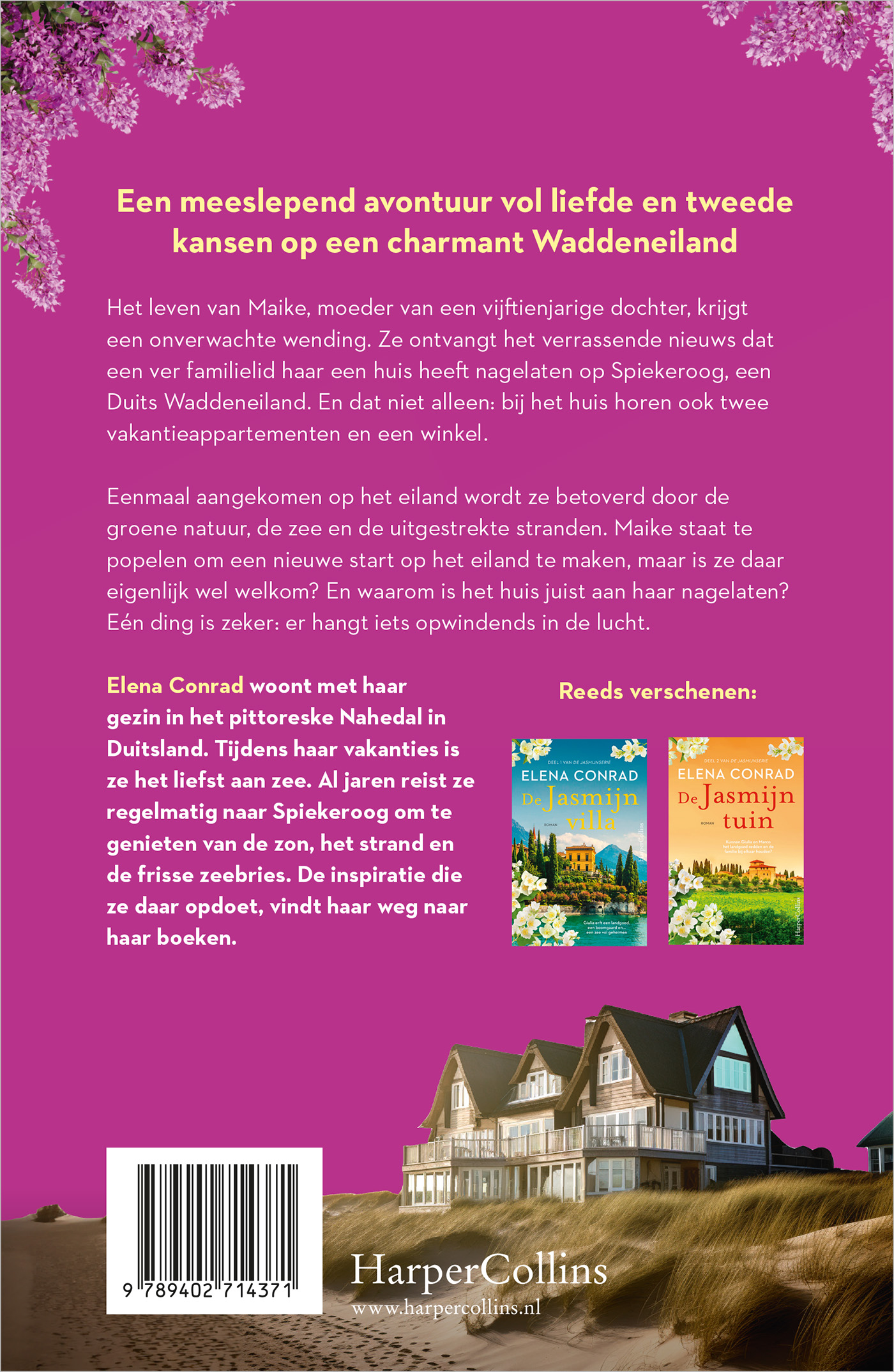 Achterkant van Het eilandhuis