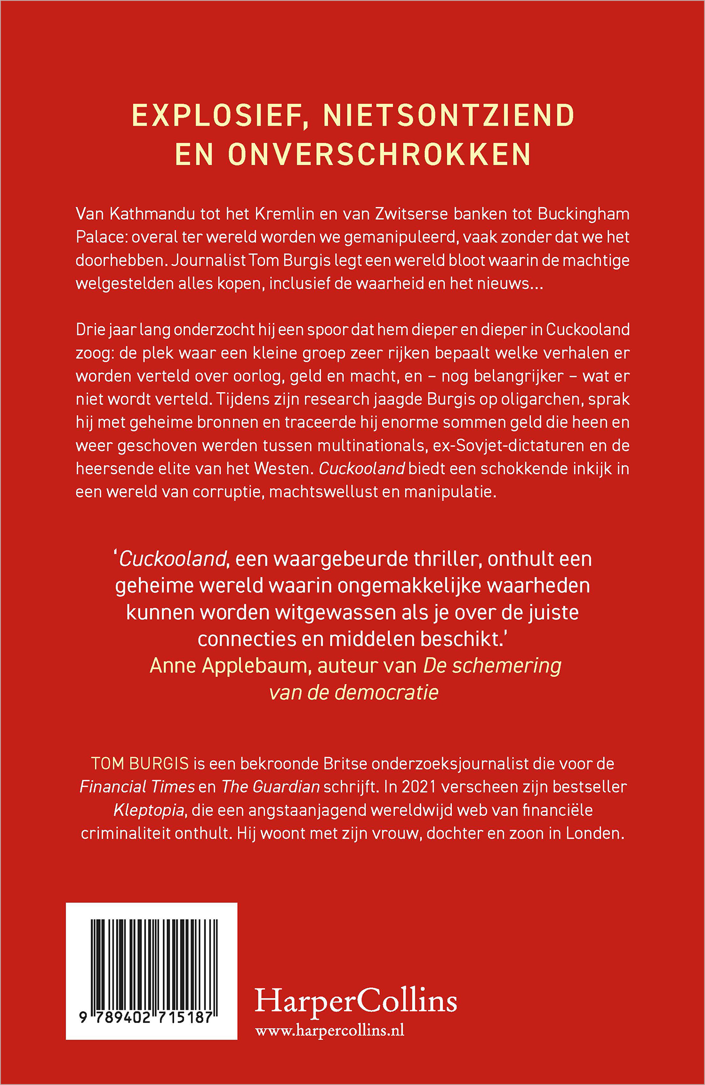 Achterkant van Cuckooland