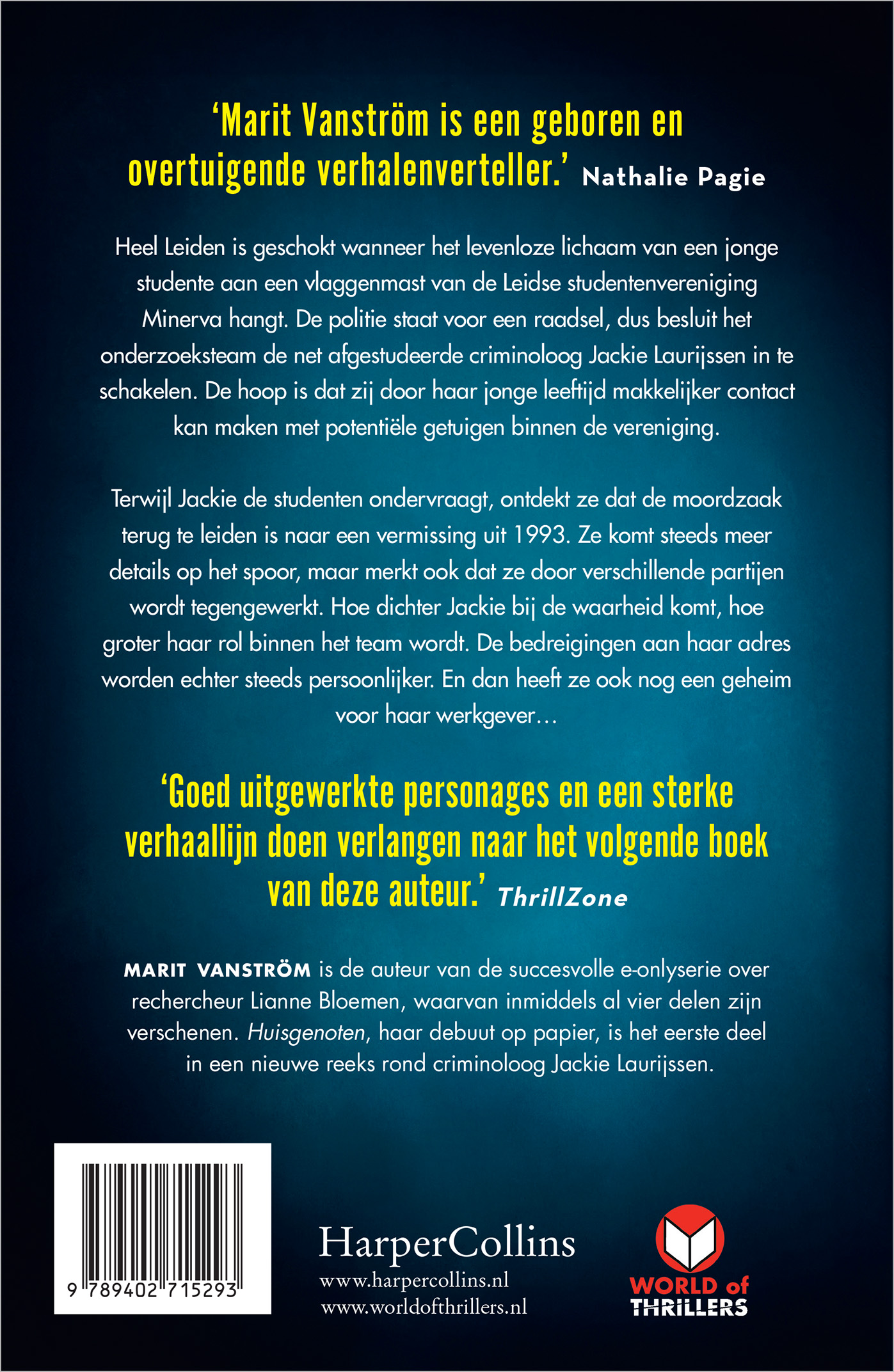 Achterkant van Huisgenoten