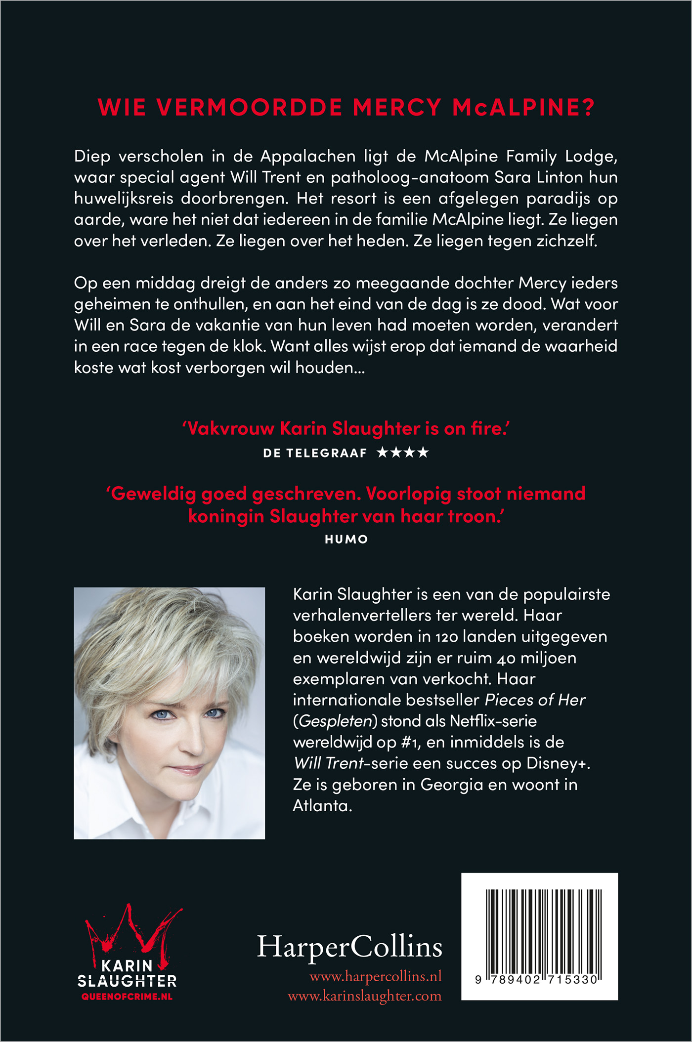 Achterkant van Waarom we logen