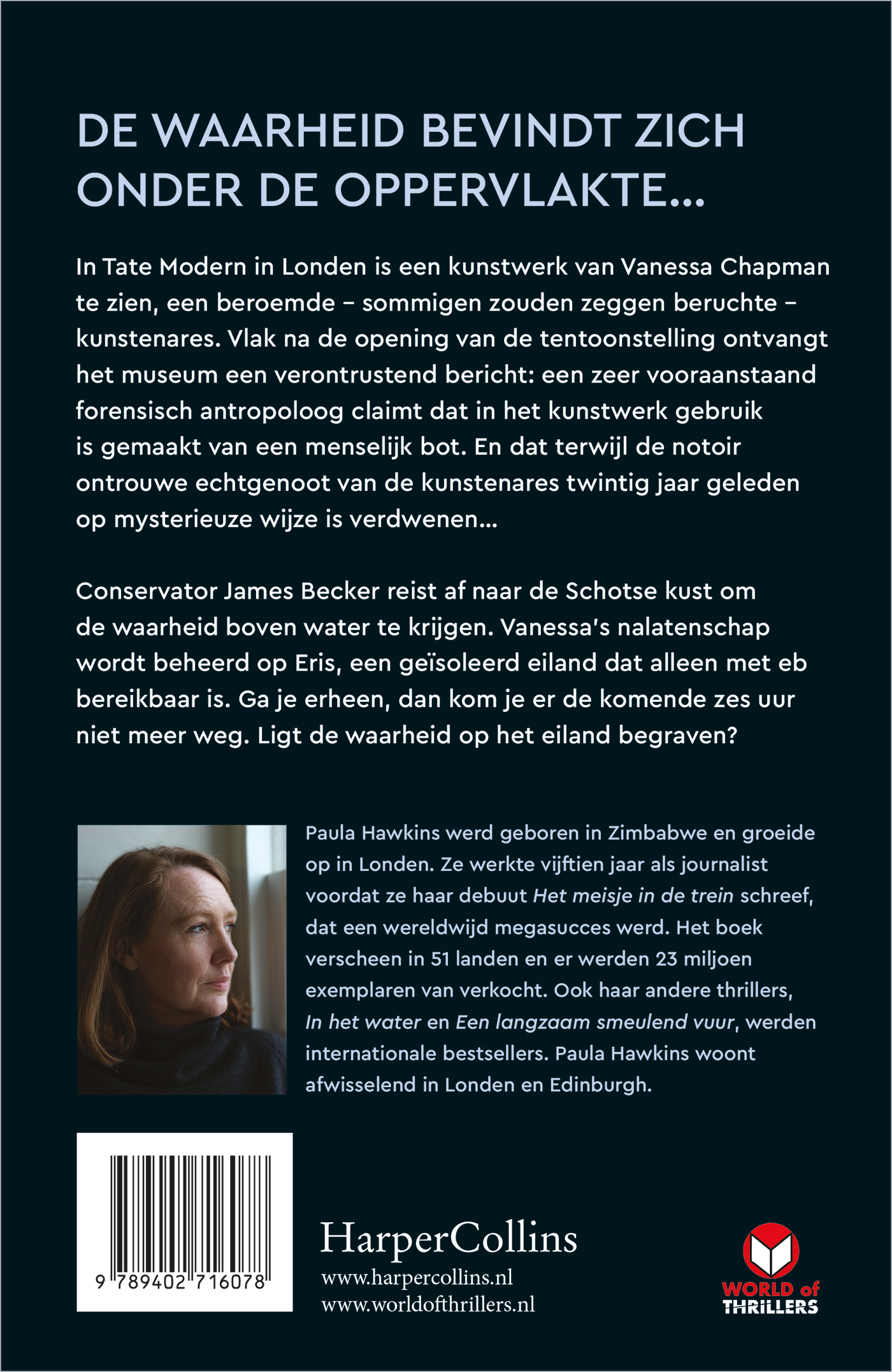 Achterkant van Het blauwe uur