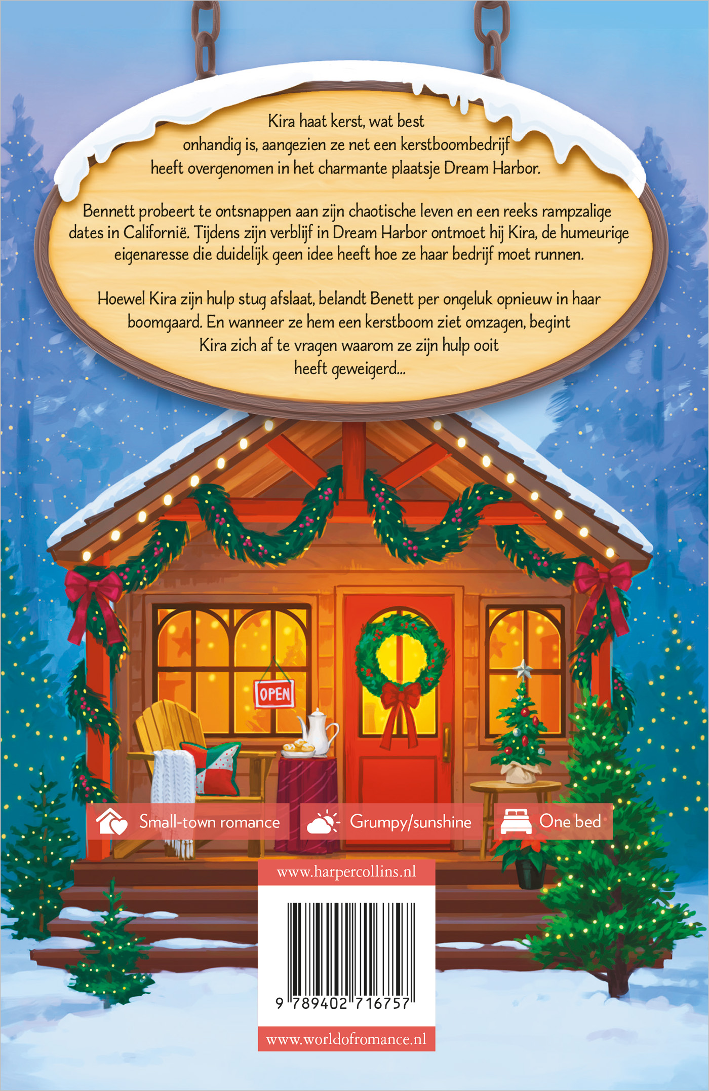 Achterkant van De Christmas Tree Winkel