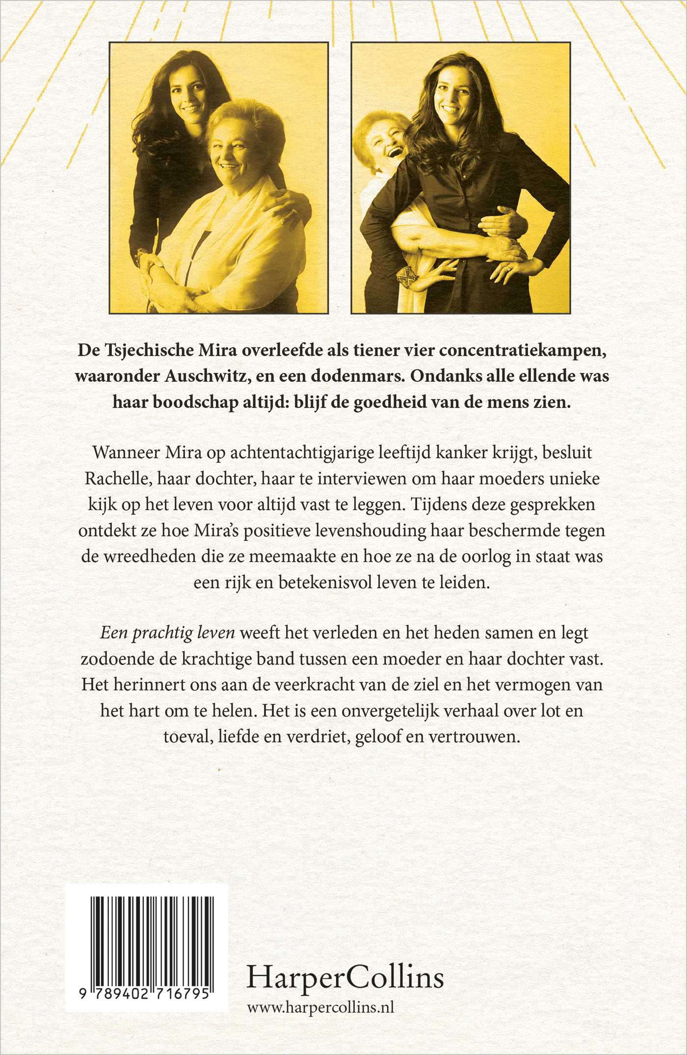 Achterkant van Een prachtig leven