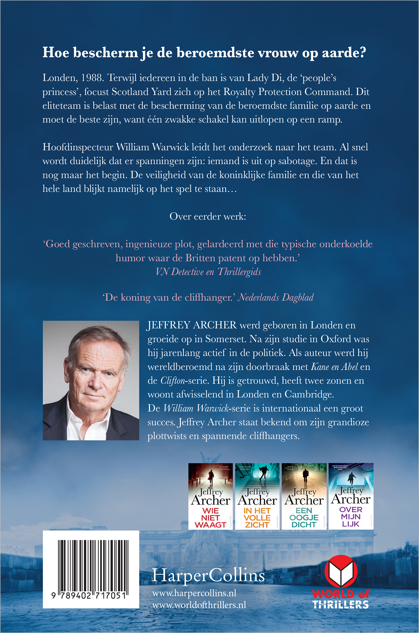 Achterkant van De troonopvolger