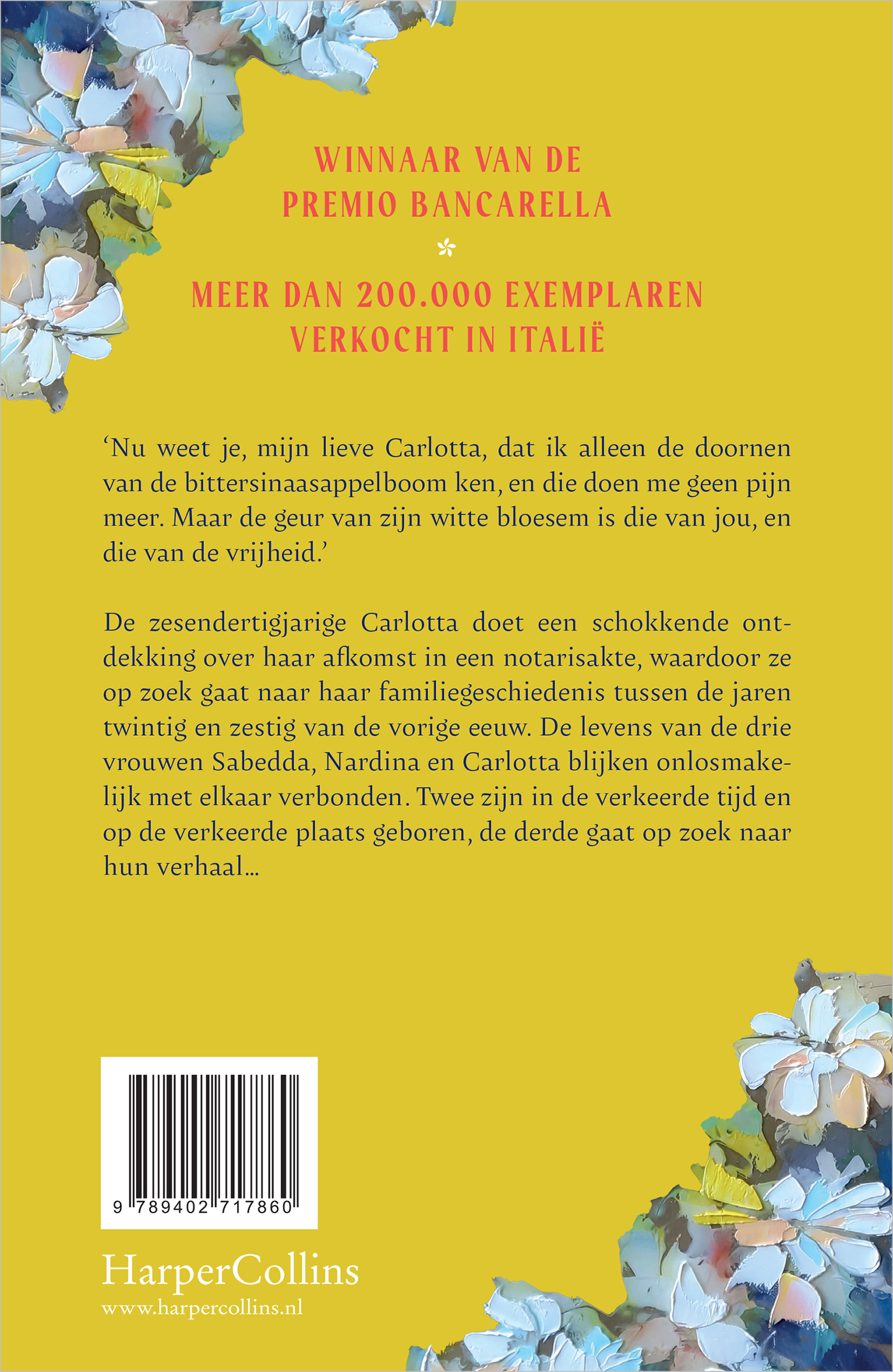 Achterkant van Als bittere sinaasappels