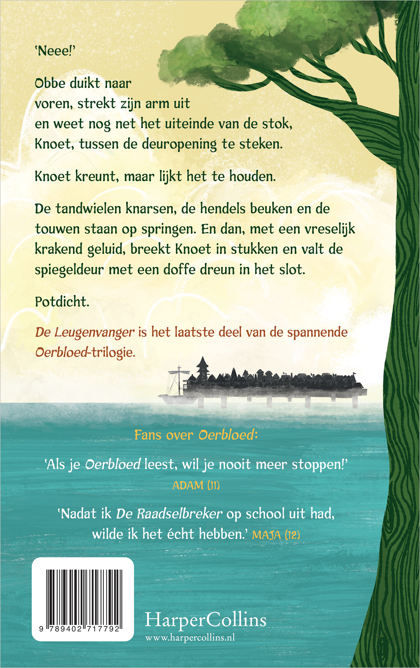 Achterkant van De Leugenvanger