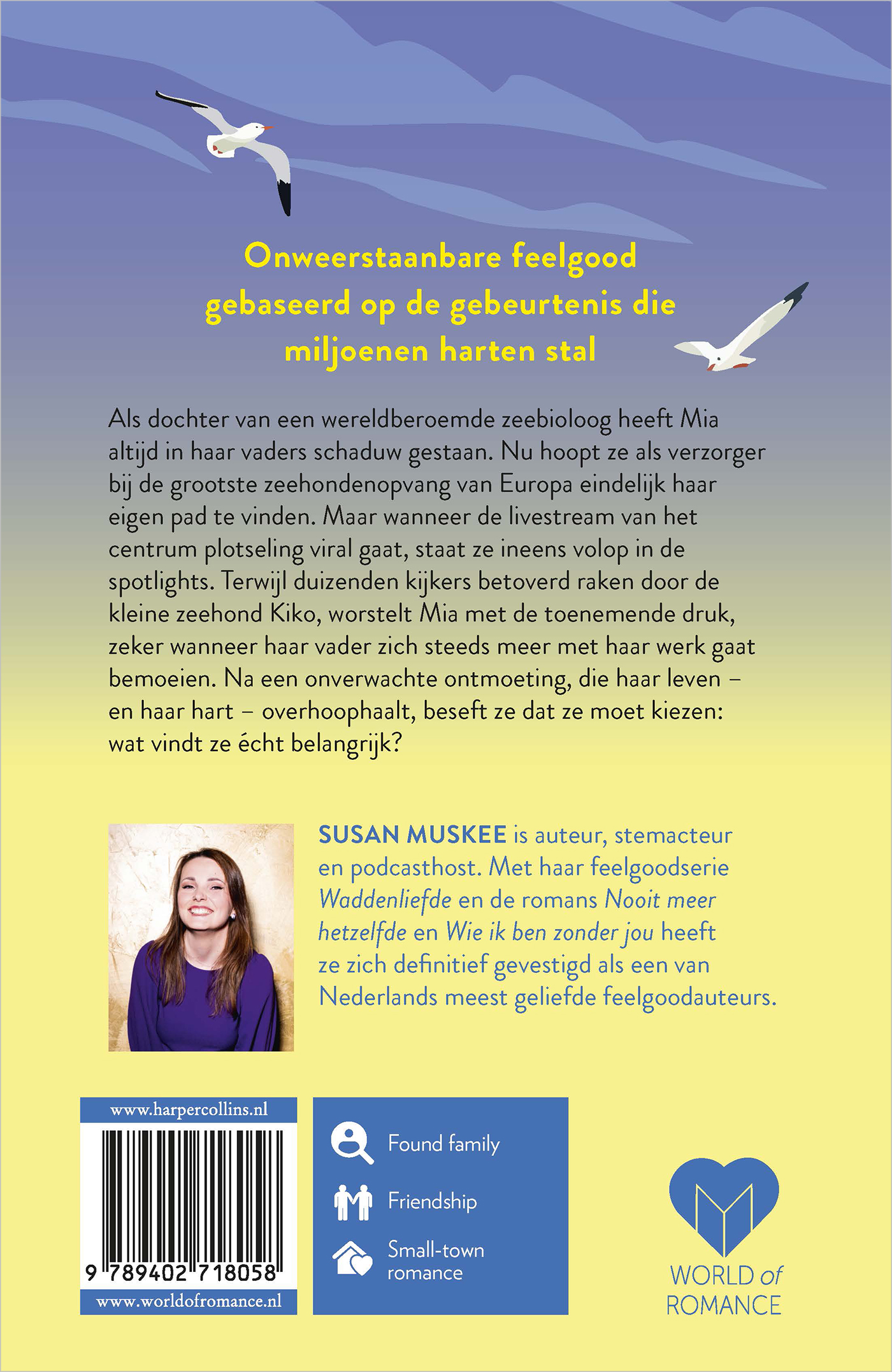 Achterkant van Alle ogen op Mia