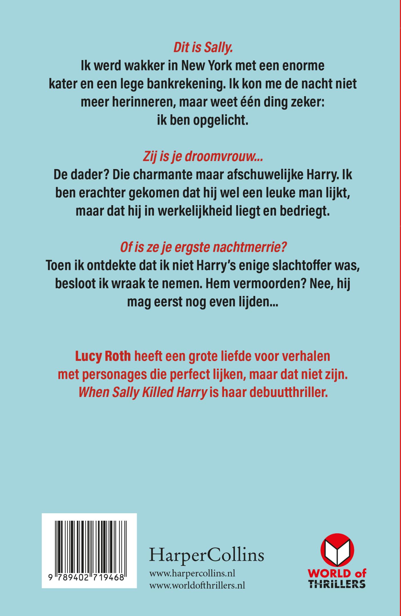 Achterkant van When Sally Killed Harry