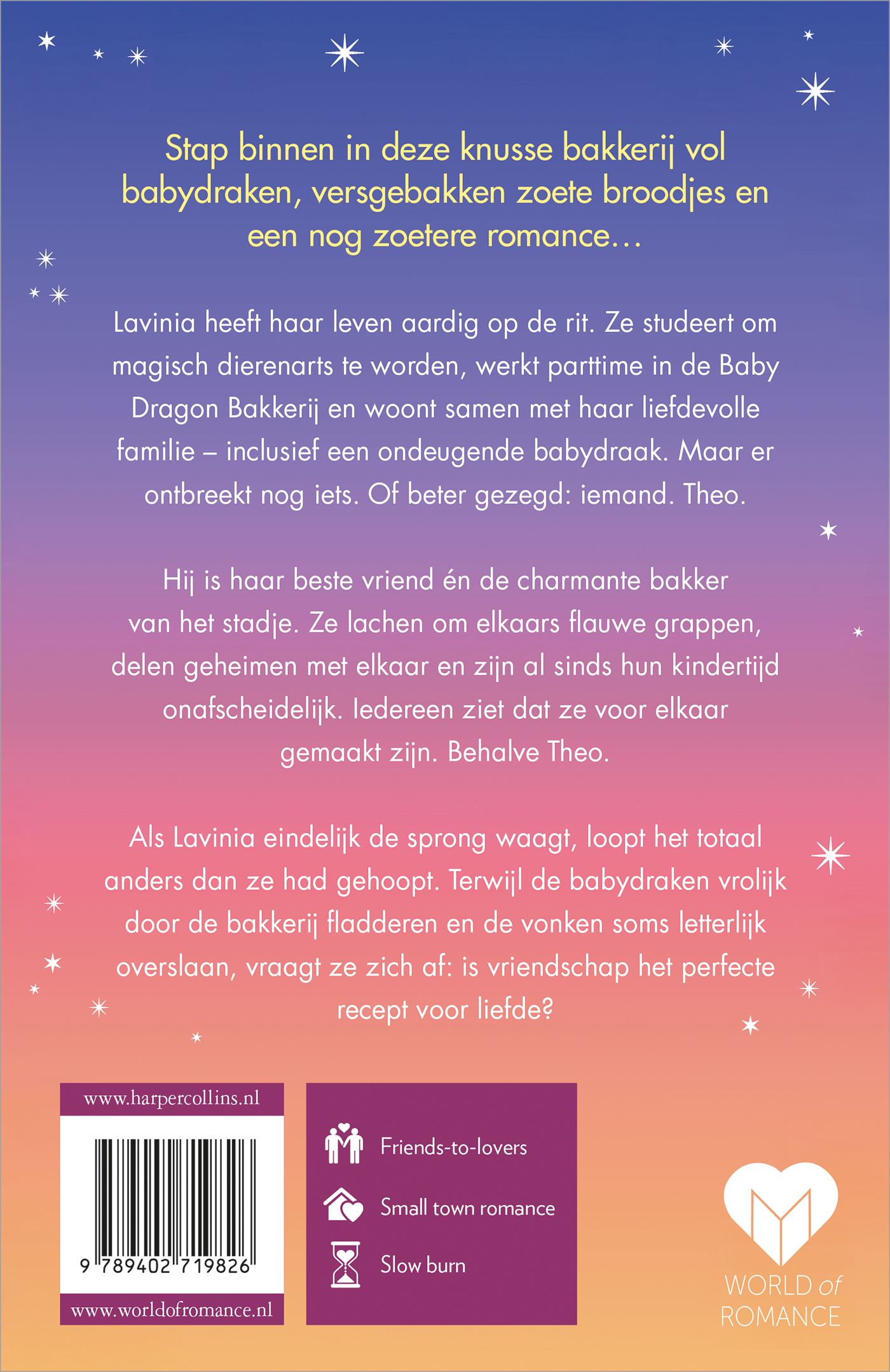 Achterkant van De Baby Dragon Bakkerij