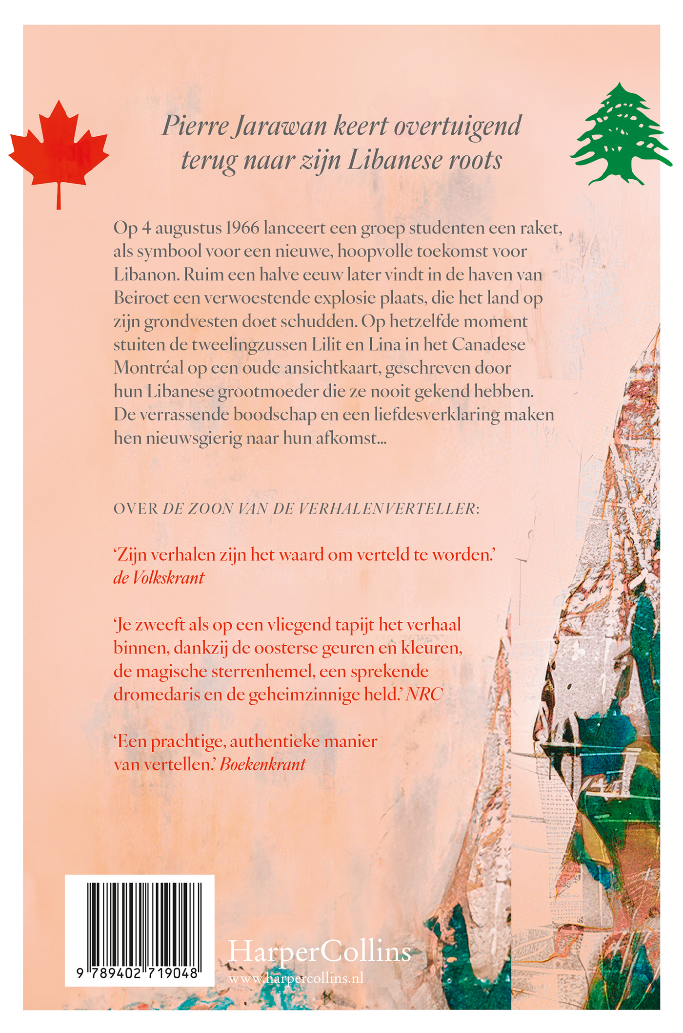 Achterkant van De geluksbrenger