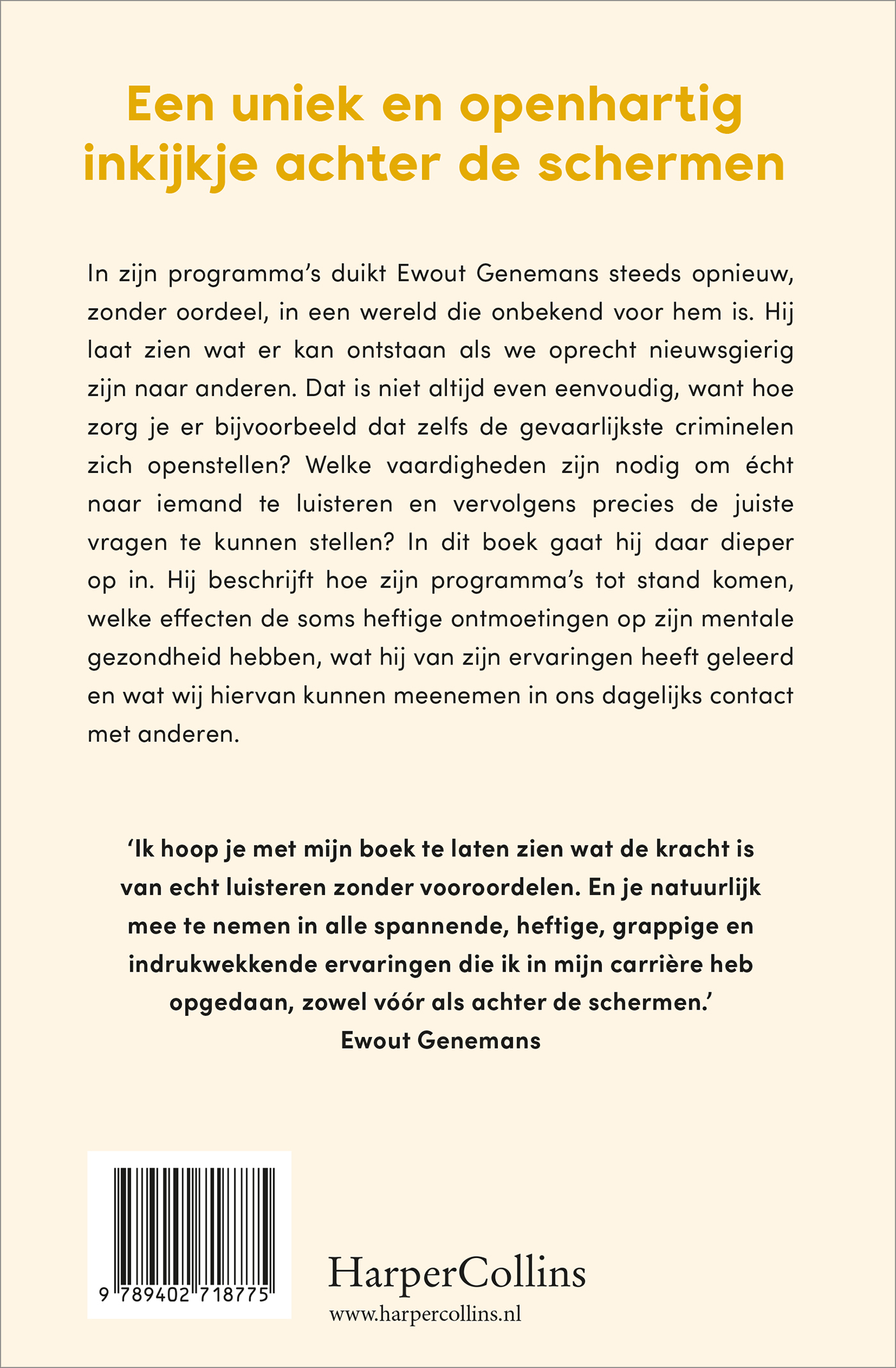 Achterkant van Ewout