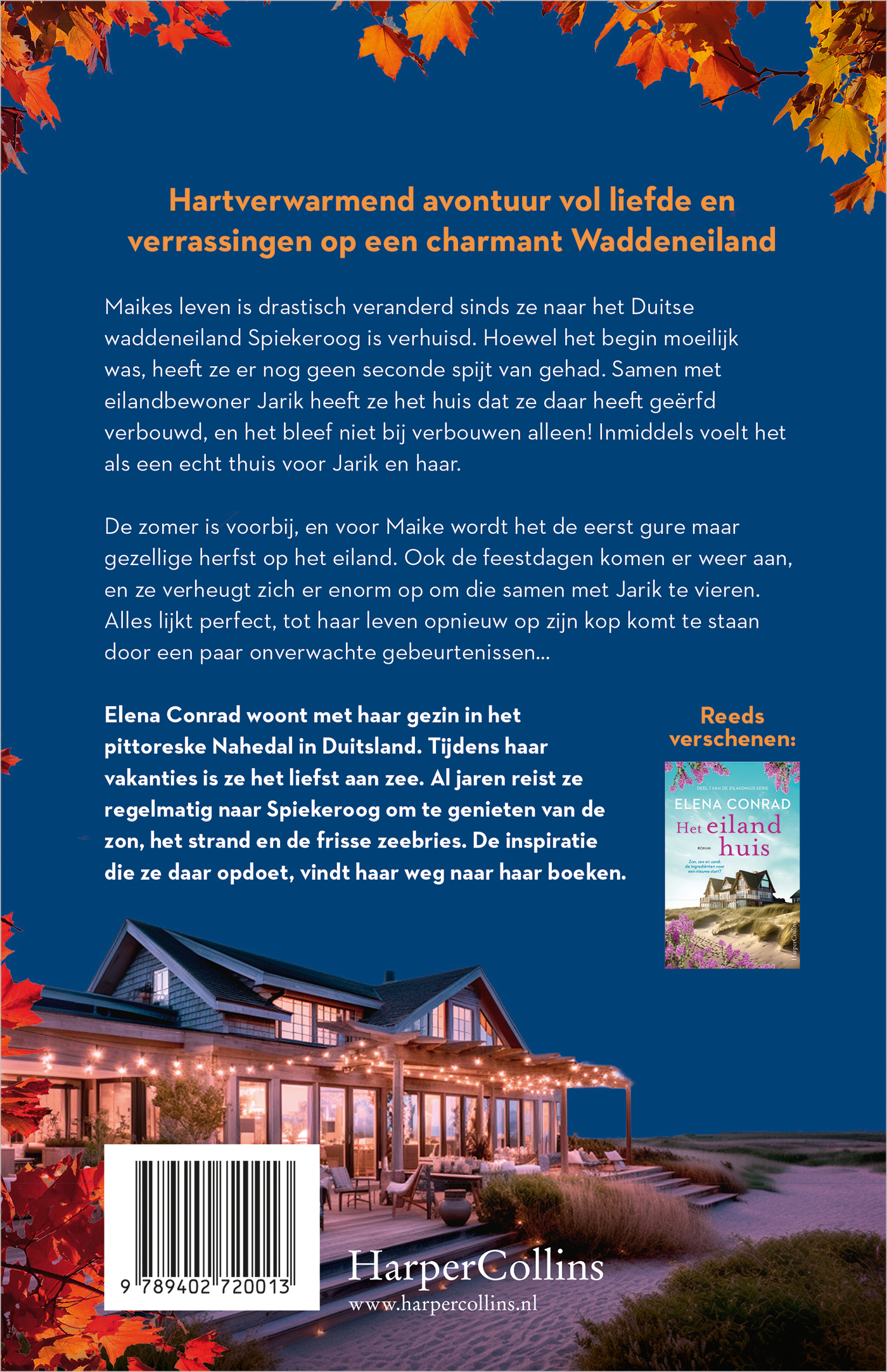 Achterkant van Het eilandfeest