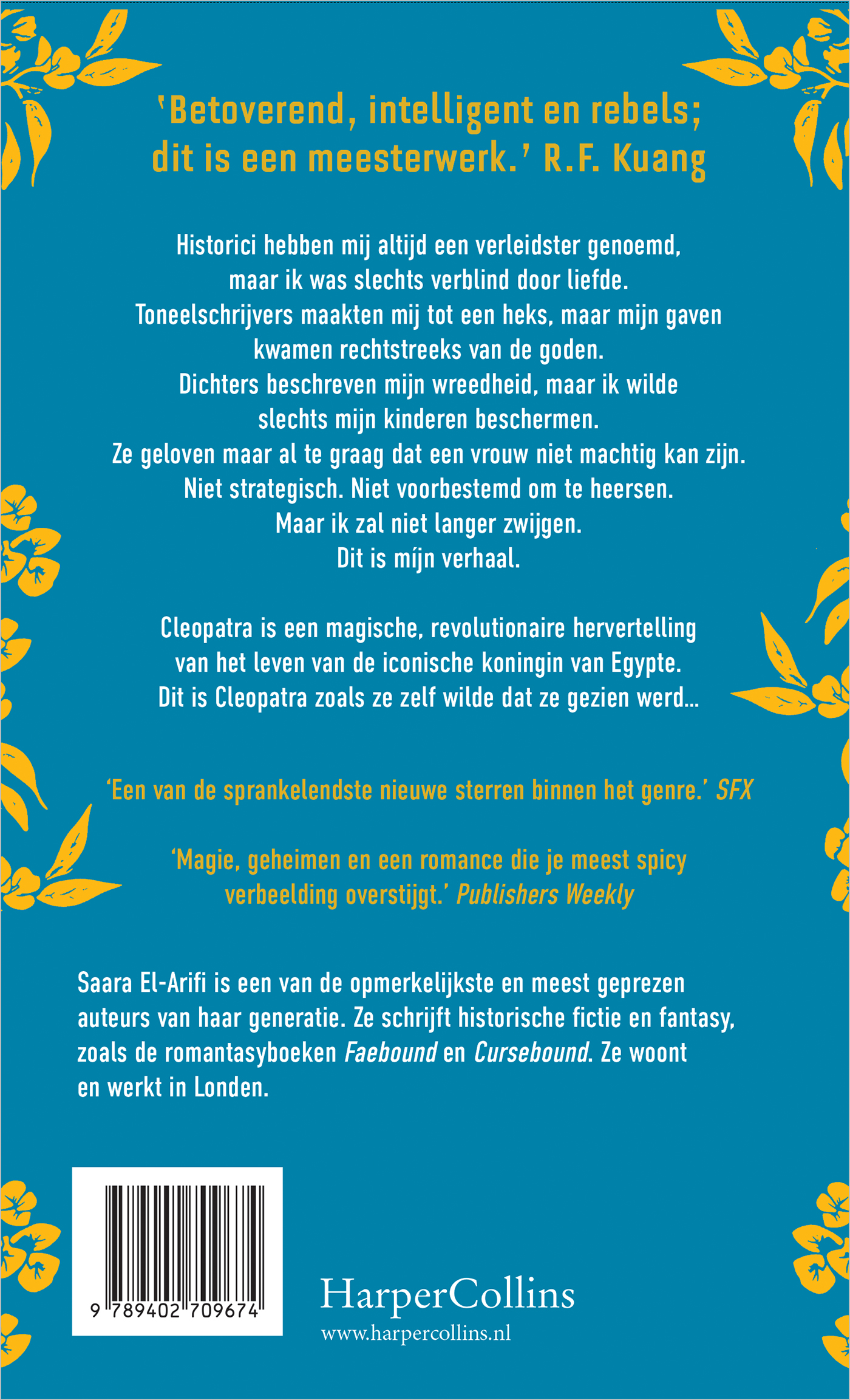 Achterkant van Cleopatra