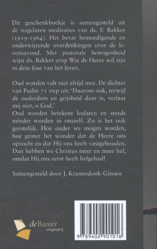 Achterkant van Verlaat mij niet