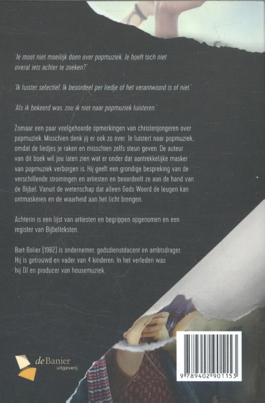 Achterkant van Ontmaskerd