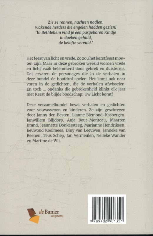 Achterkant van Uw licht komt